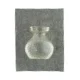 Lille glasvase fra Fyns glasværk (str. HØ: 11x10 cm)