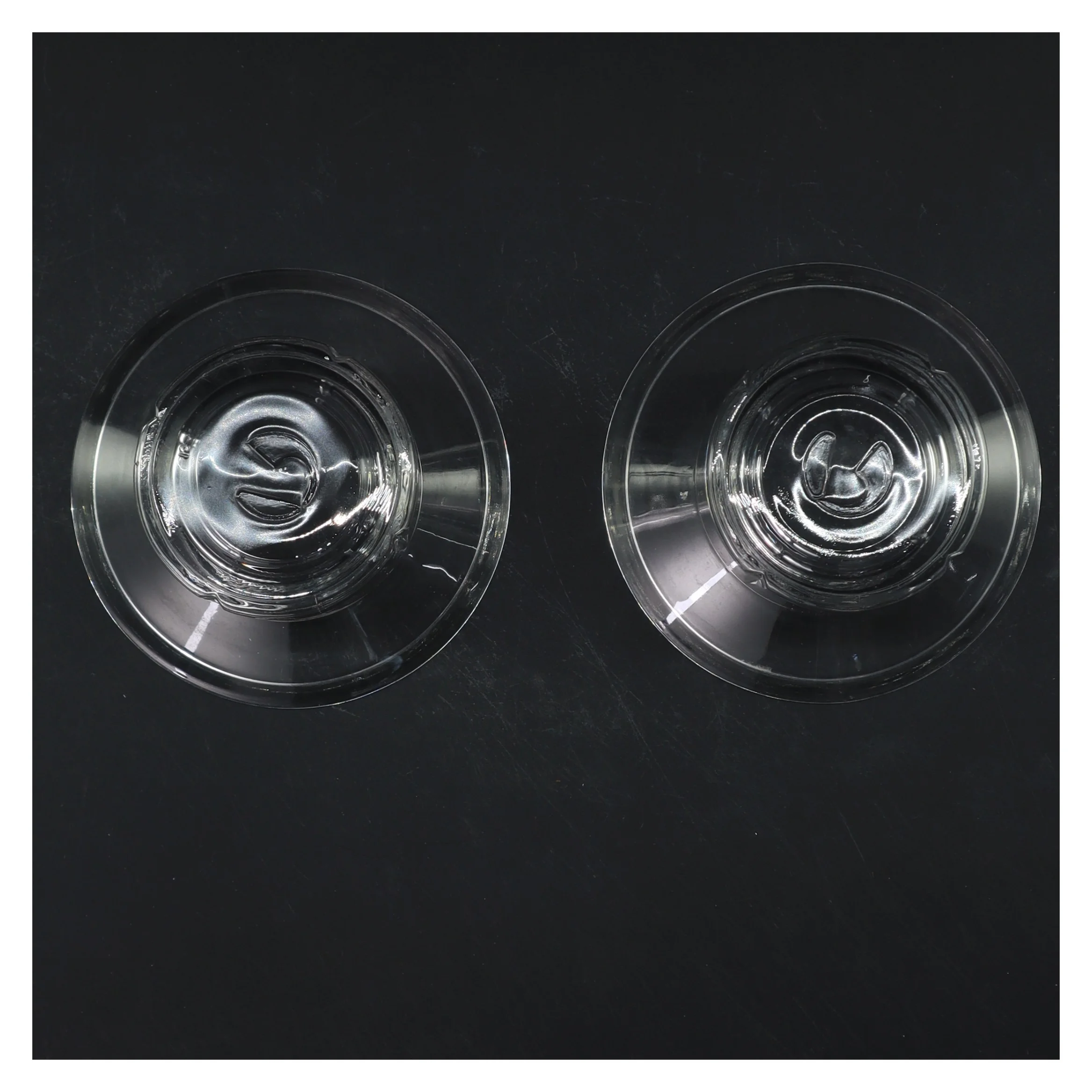 To glaslysestager fra Rosendahl (str. Ø 11 cm længde 7 cm)