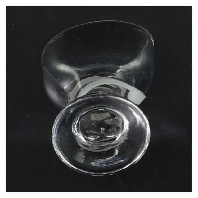 Øjen skylle glas med rund fod (str. 6 cm)