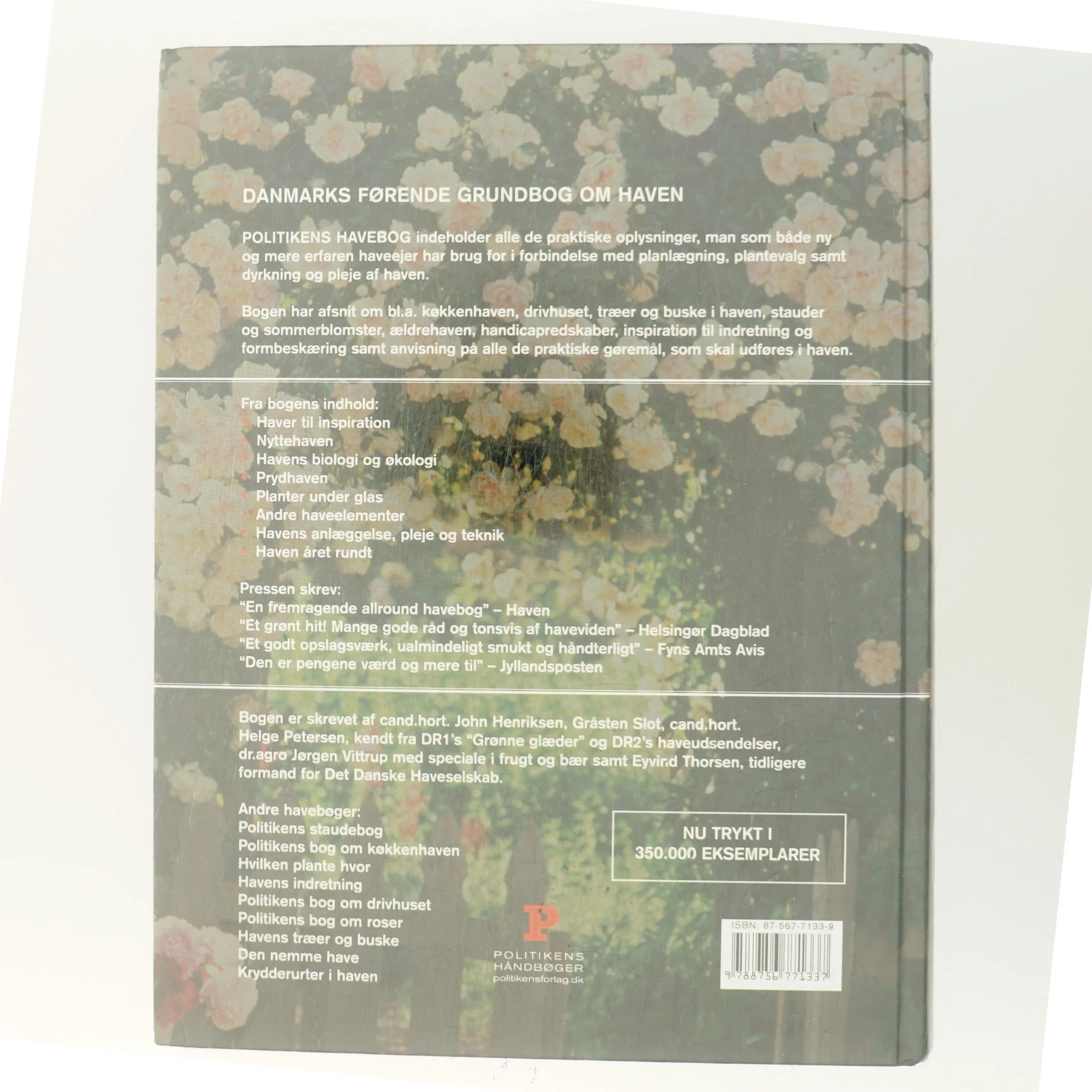 Politikens havebog af John Henriksen (f. 1945) (Bog)