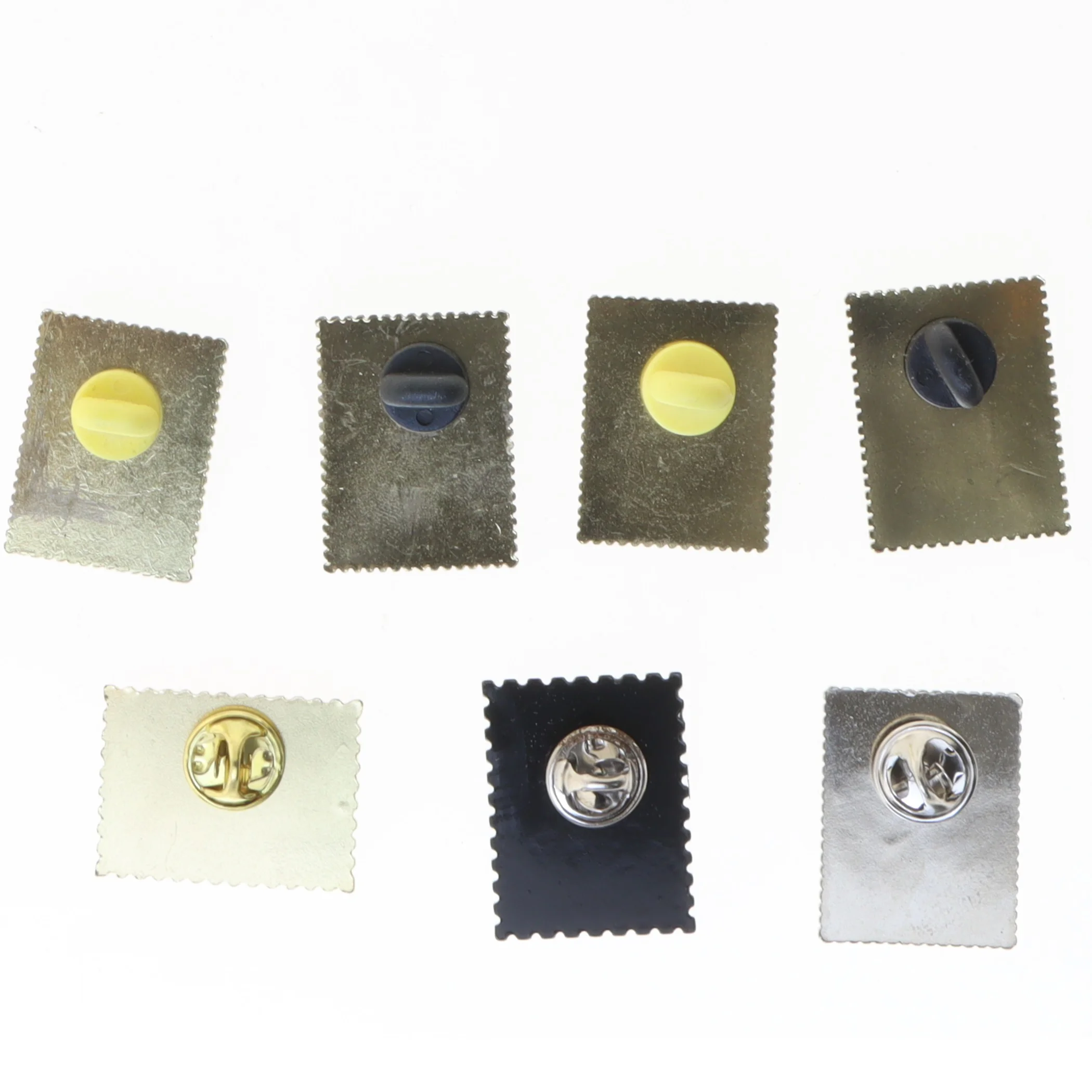 Julefrimærker pins (str. 7 stk 3x2 cm)