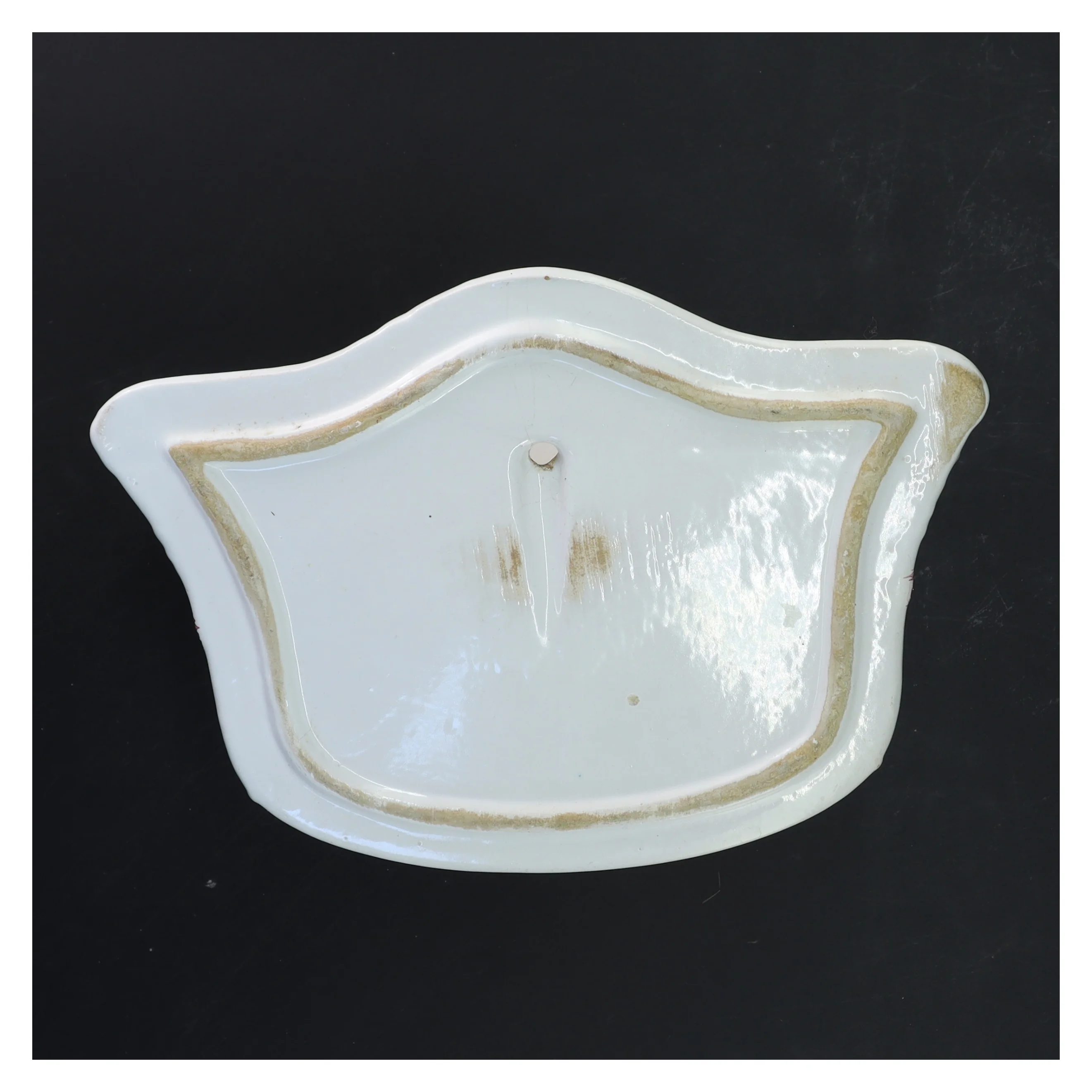 Gammel  Fajance skål (str. 22x16 cm)