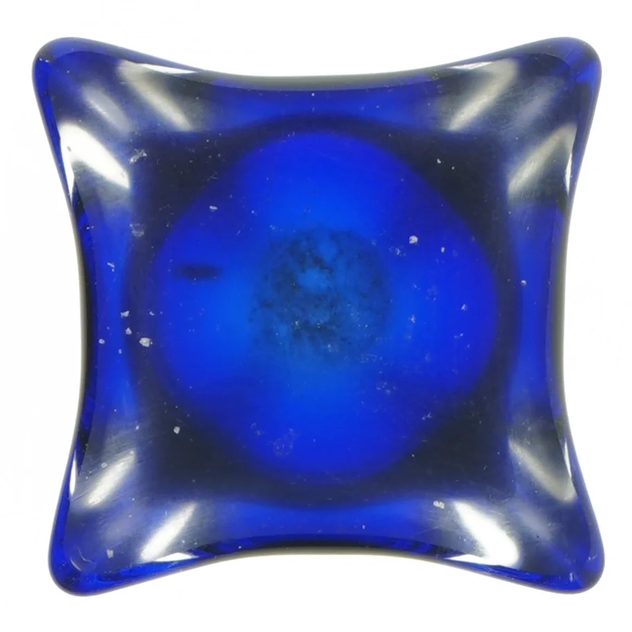 Smuk Blå glasvase (str. 30 cm)