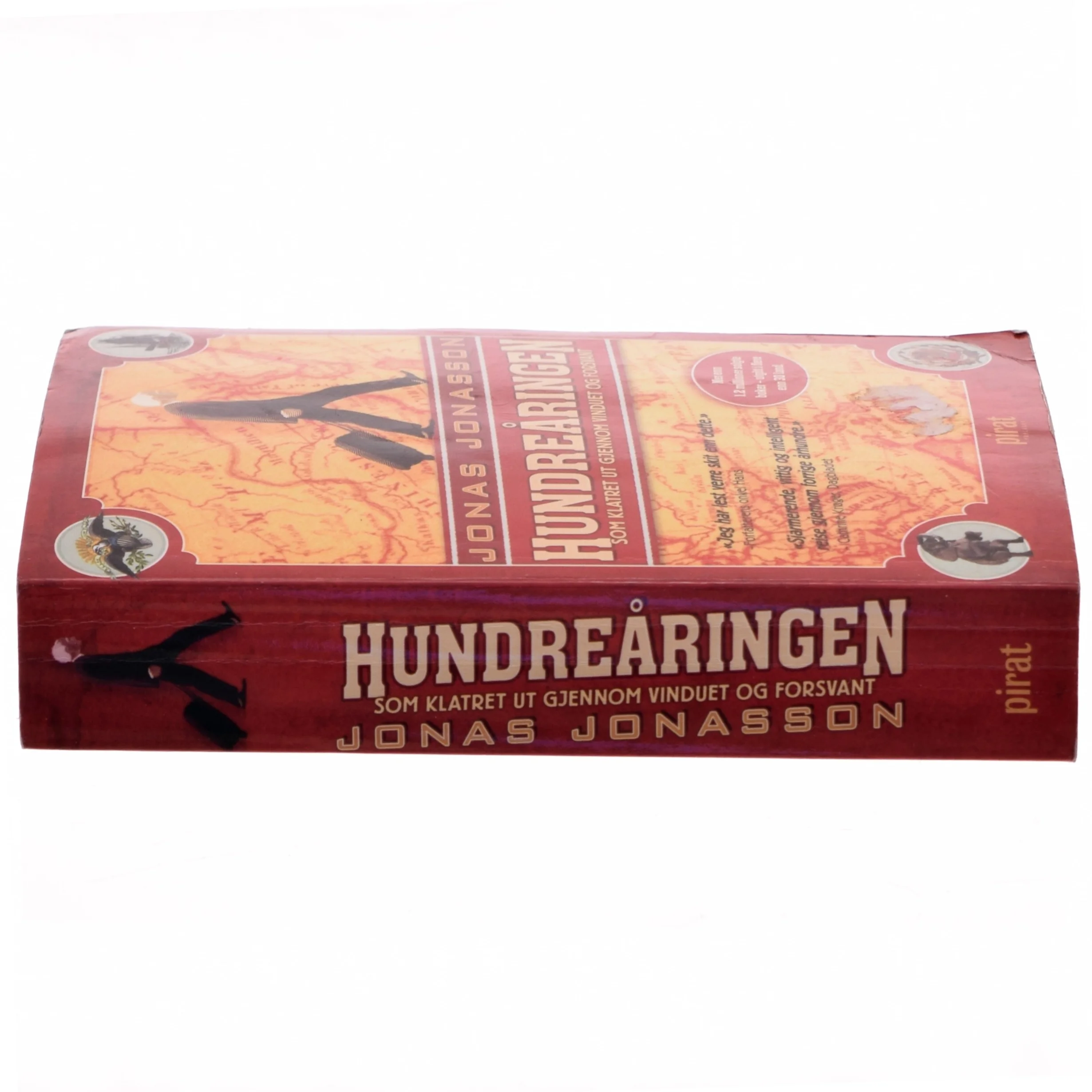 Hundreåringen som klatret ut gjennom vinduet og forsvant af Jonas Jonasson (Bog)