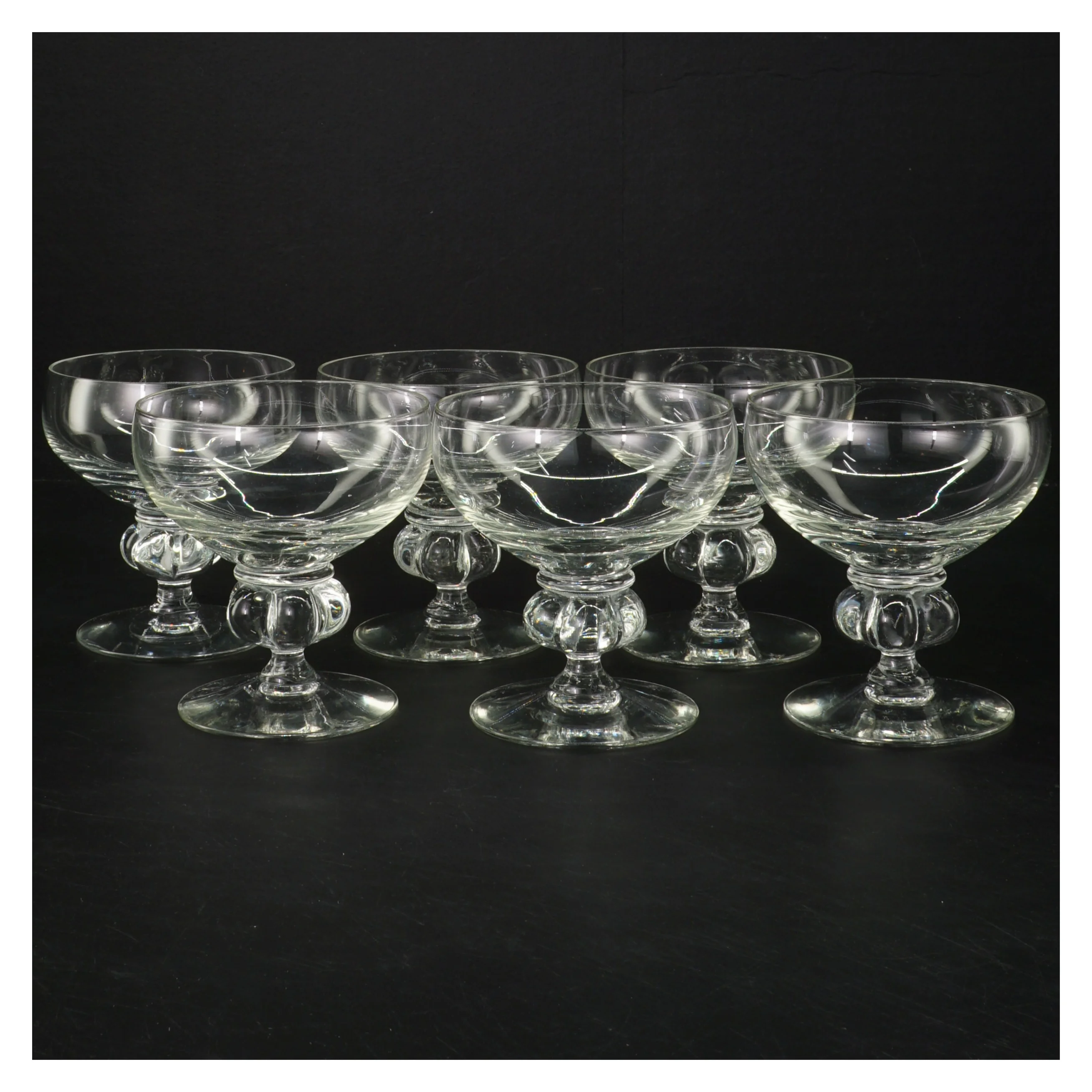 Gisselfeld Jacob Bang Champagneglas sæt (str. ø 9 cm, 6 styk cm)