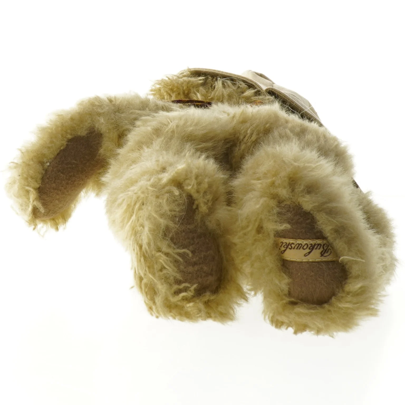 Vintage tøjbamse med bevægelige led (str. 35 cm)