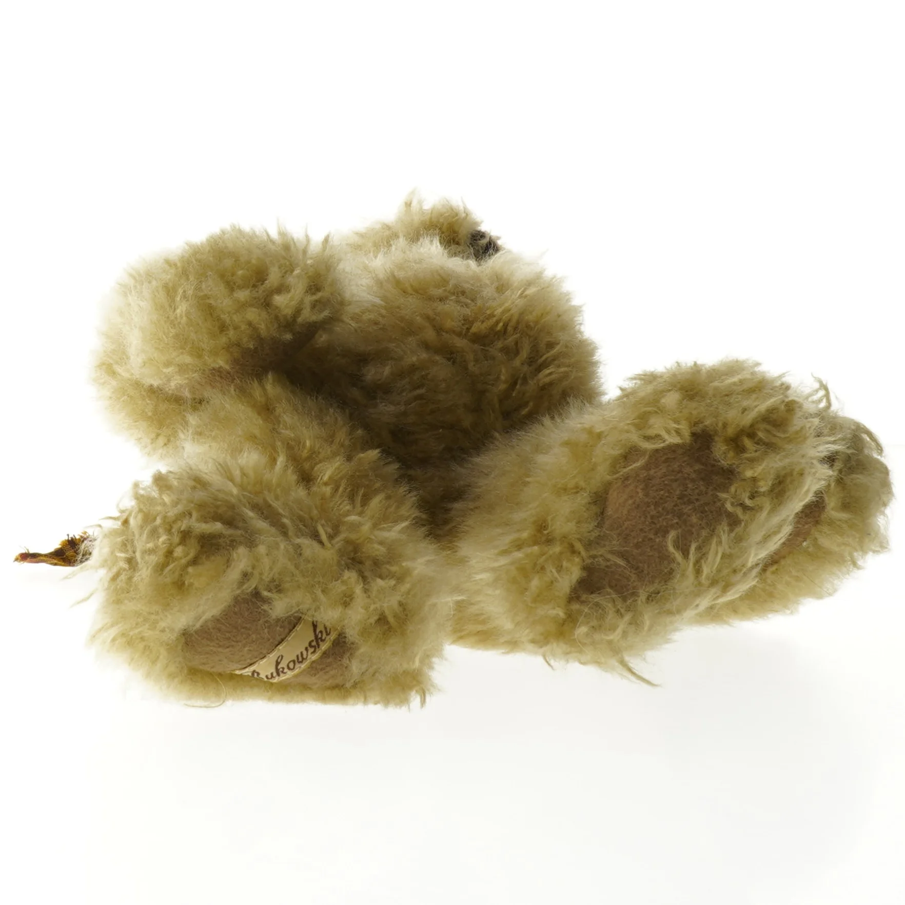 Vintage tøjbamse med bevægelige led (str. 35 cm)