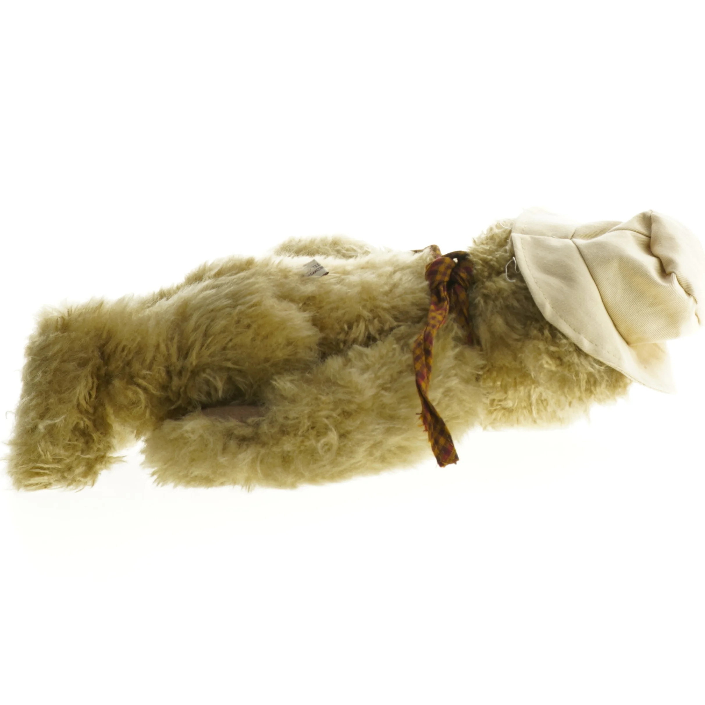 Vintage tøjbamse med bevægelige led (str. 35 cm)