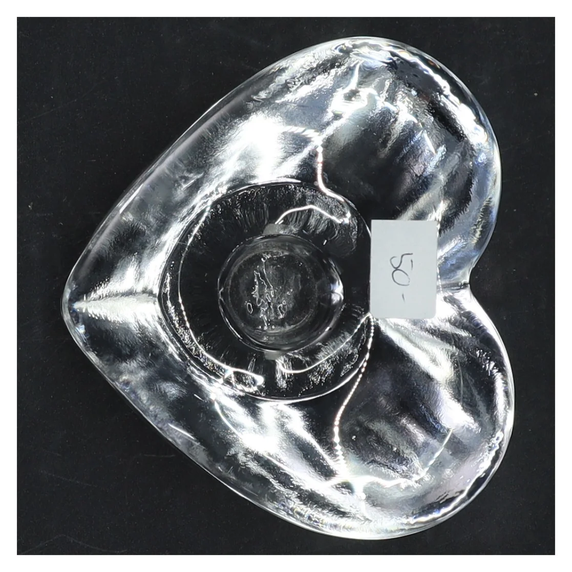 Hjerte Glaslysestage