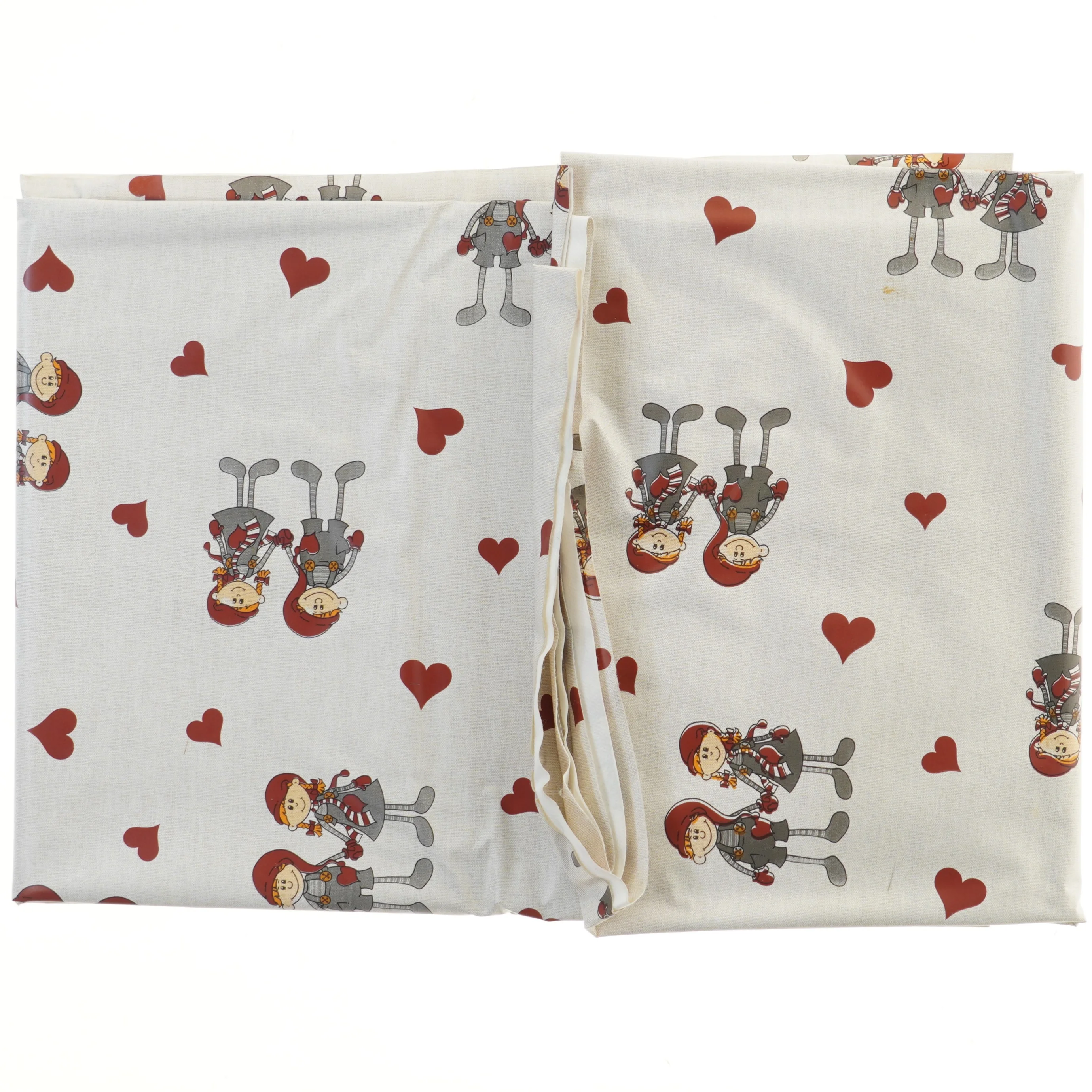 Jule voksdug med nissemotiv (str. 300x140 cm)