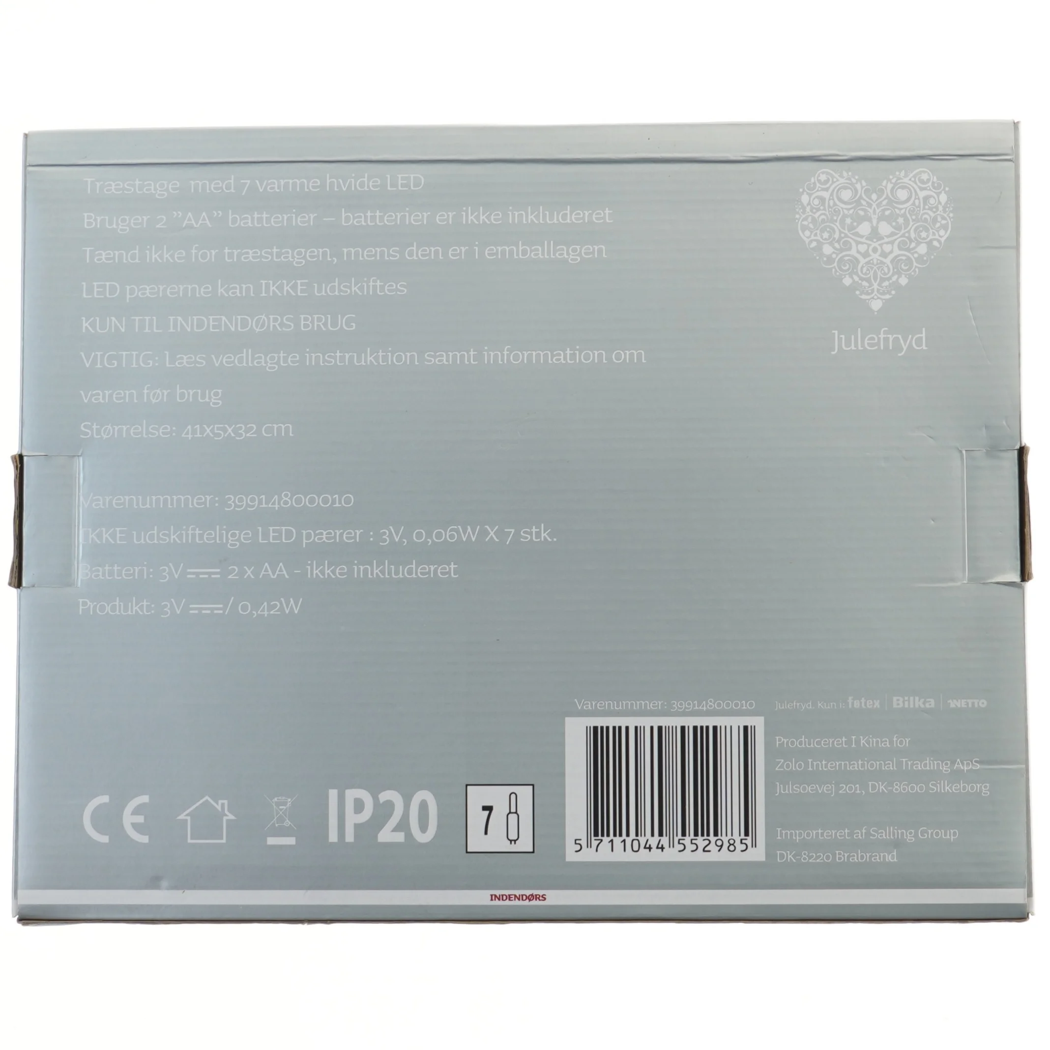 LED julelysestage fra Indendørs (str. 41 cm)