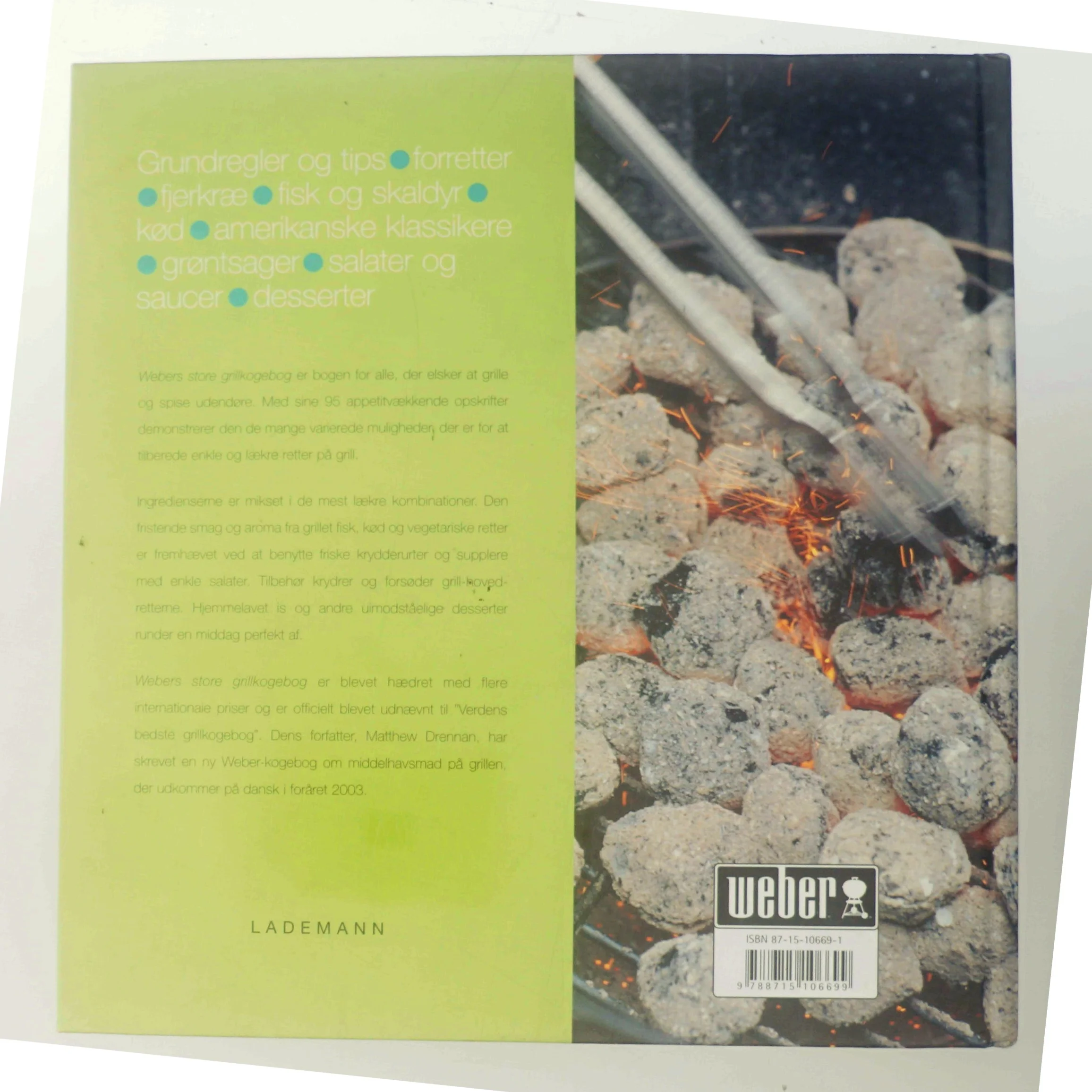 Webers store grillkogebog af Matthew Drennan (Bog)