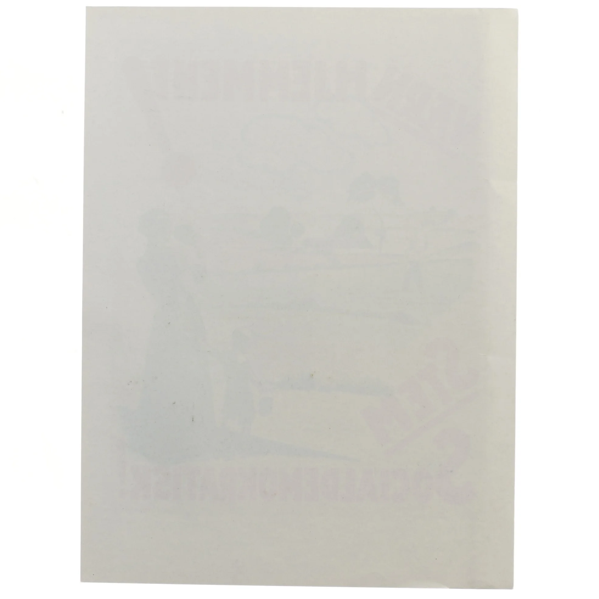 Plakat med politisk budskab (str. 40x30 cm)