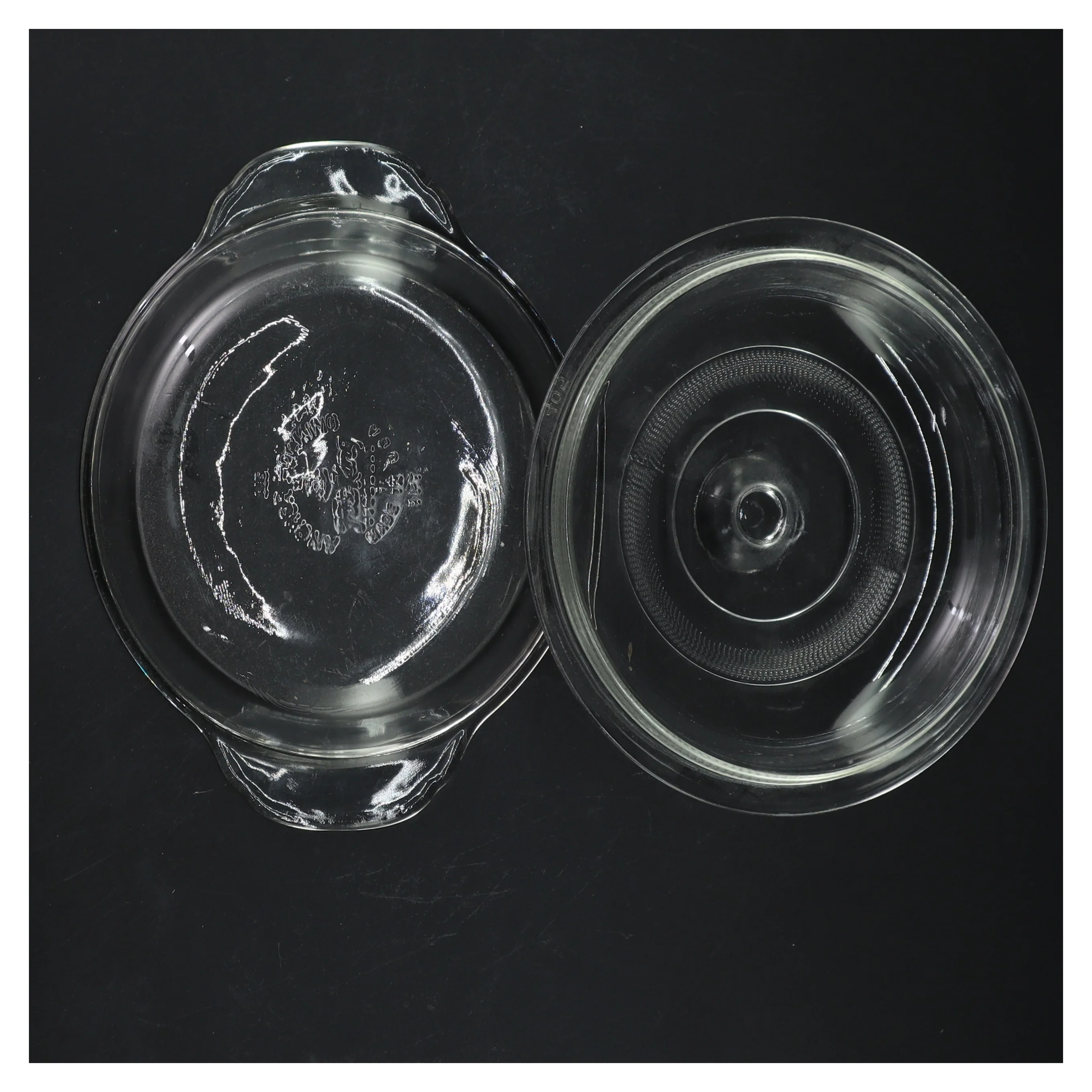 Glasgryde med låg (str. Ø 14,5 cm)