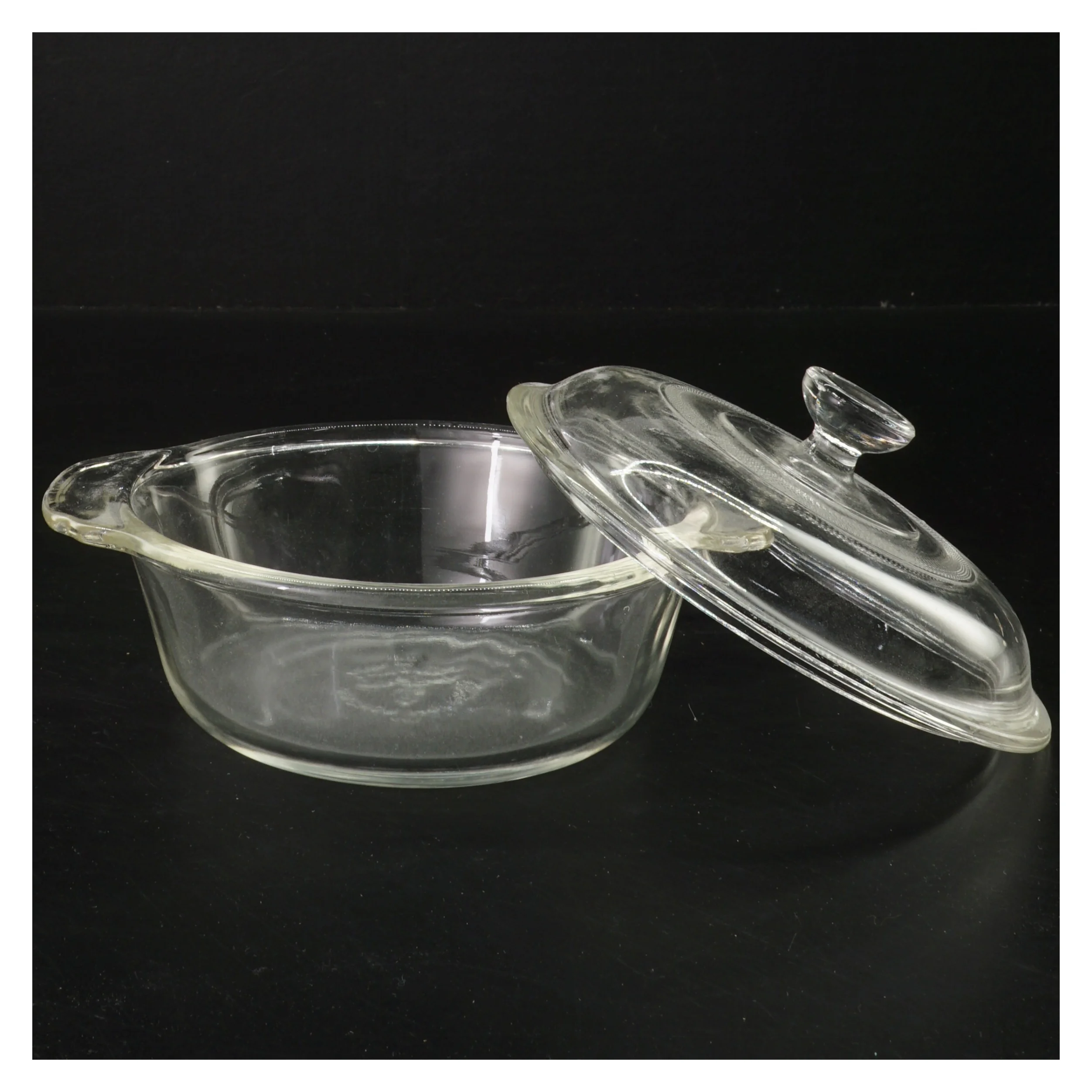 Glasgryde med låg (str. Ø 14,5 cm)