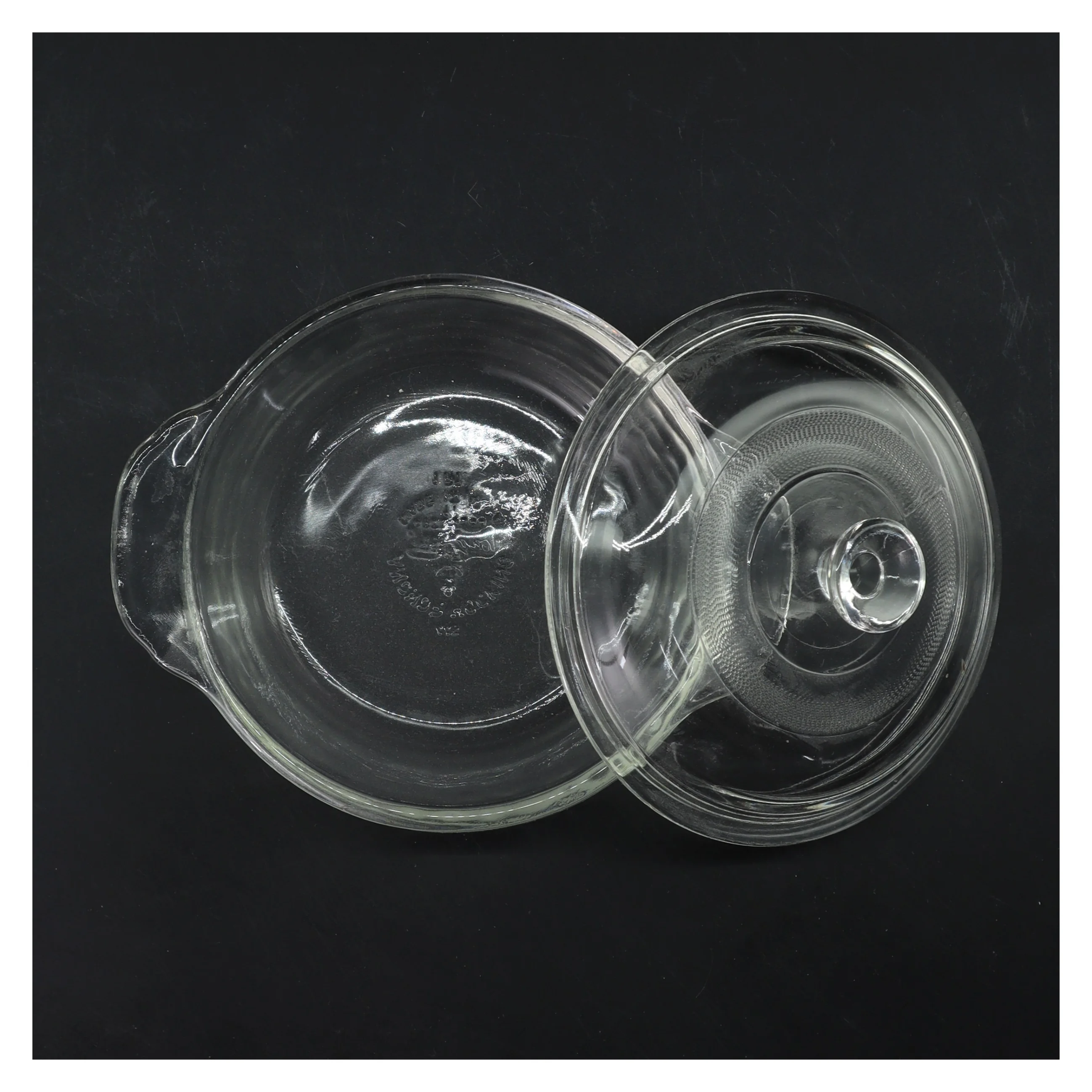 Glasgryde med låg (str. Ø 14,5 cm)