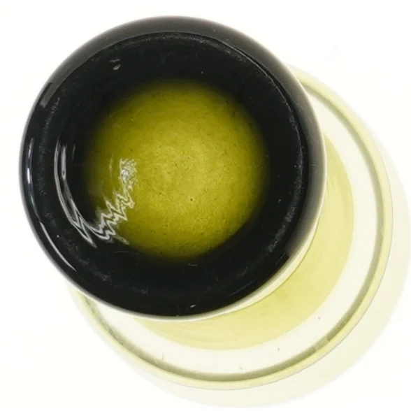 Grøn vase (str. Ø 10 cm længde 25 cm)