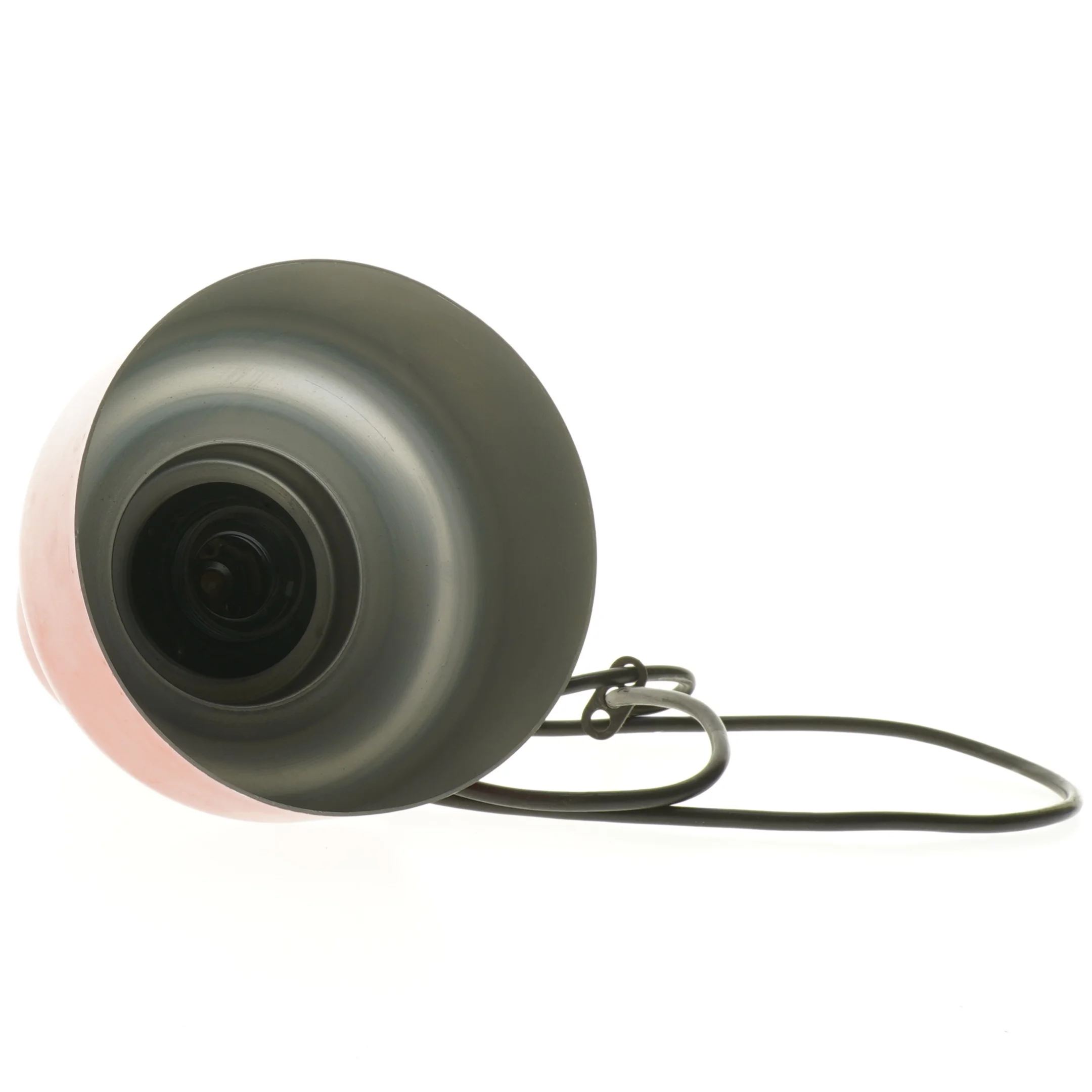 Rød pendellampe (str. Ø 15 cm længde 19 cm)