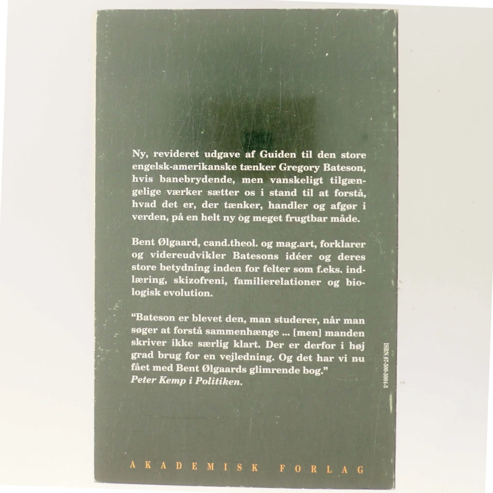 Kommunikation og økomentale systemer ifølge Gregory Bateson af Bent Ølgaard (Bog)