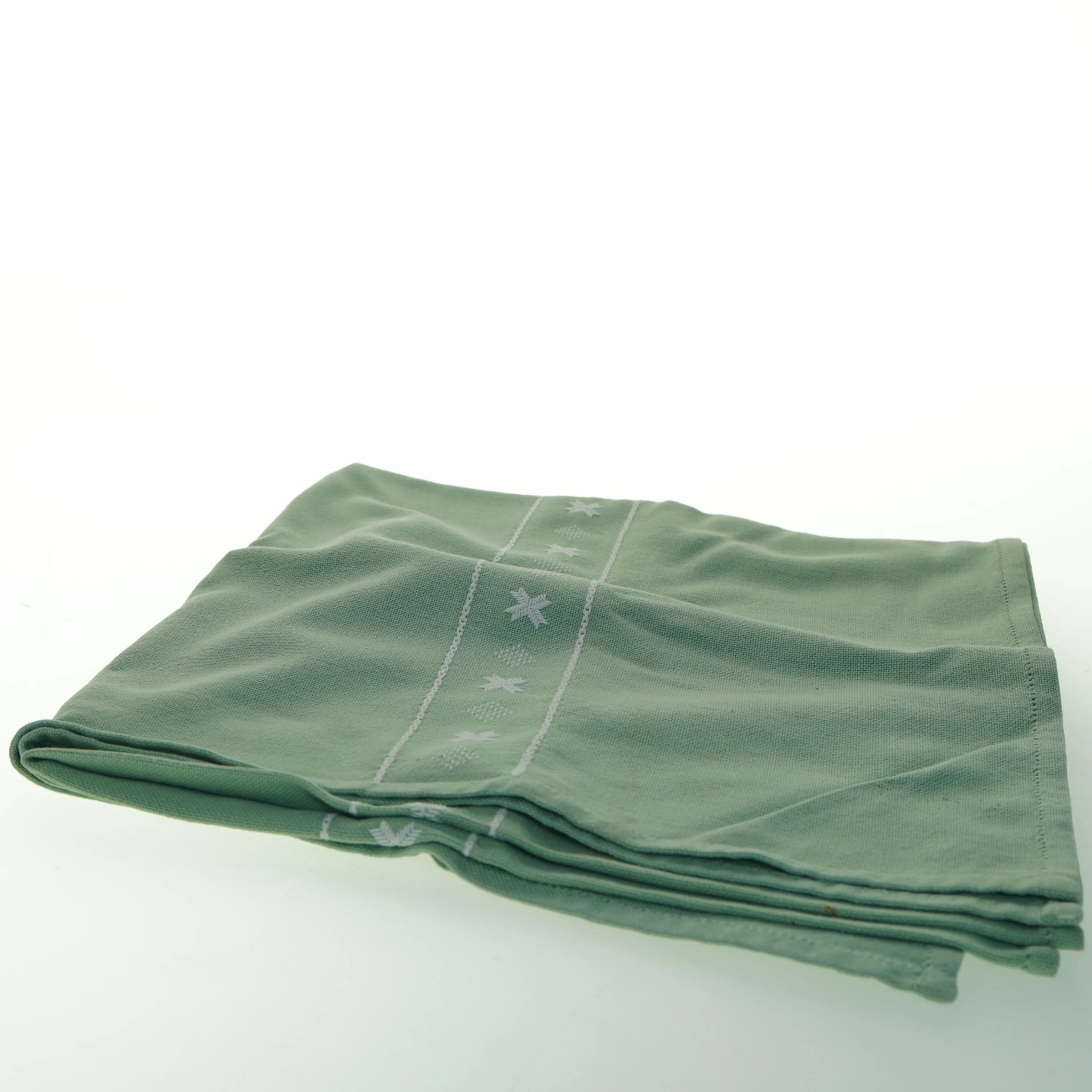 Grønt bordtæppe (str. 140x65 cm)