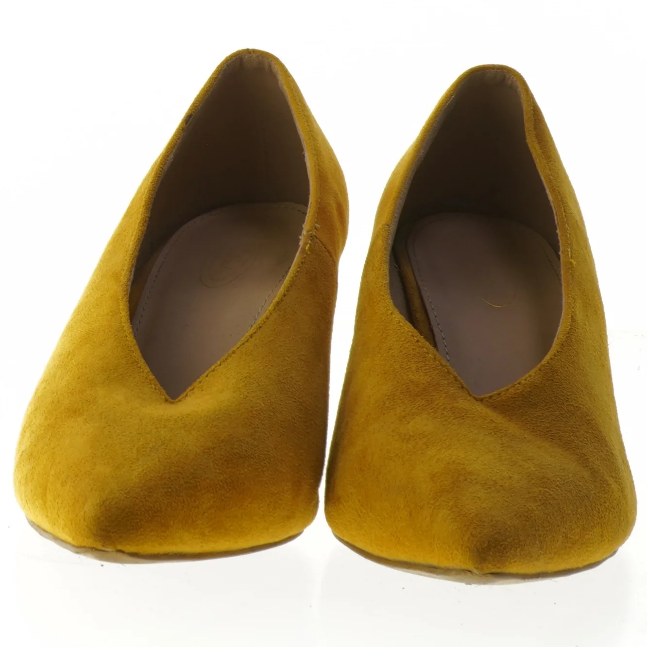 Gule stiletter i størrelse 40 (str. 40 )