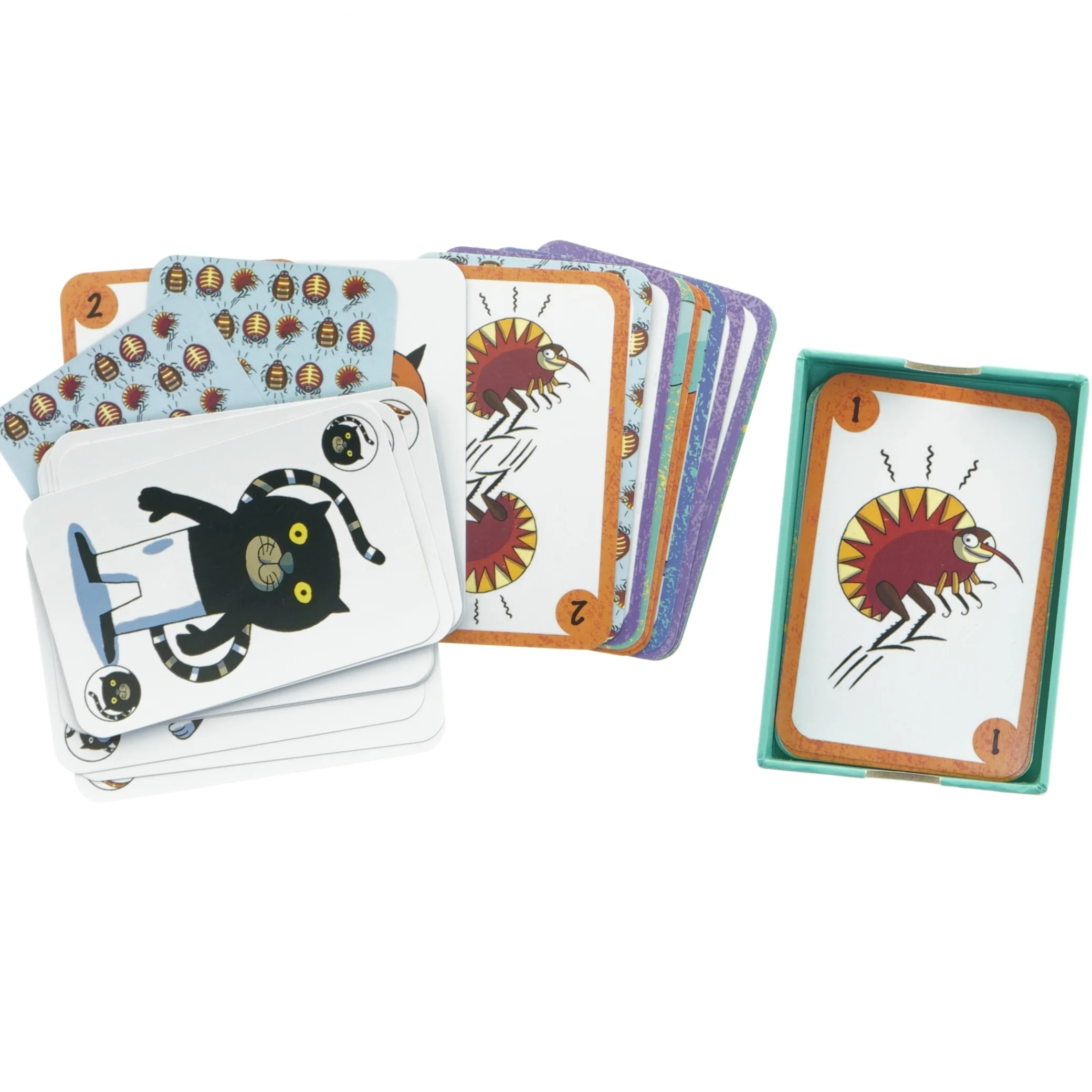 SAKAPUSS Kortspil fra Djeco (str. 12 x 9 x 3 cm)