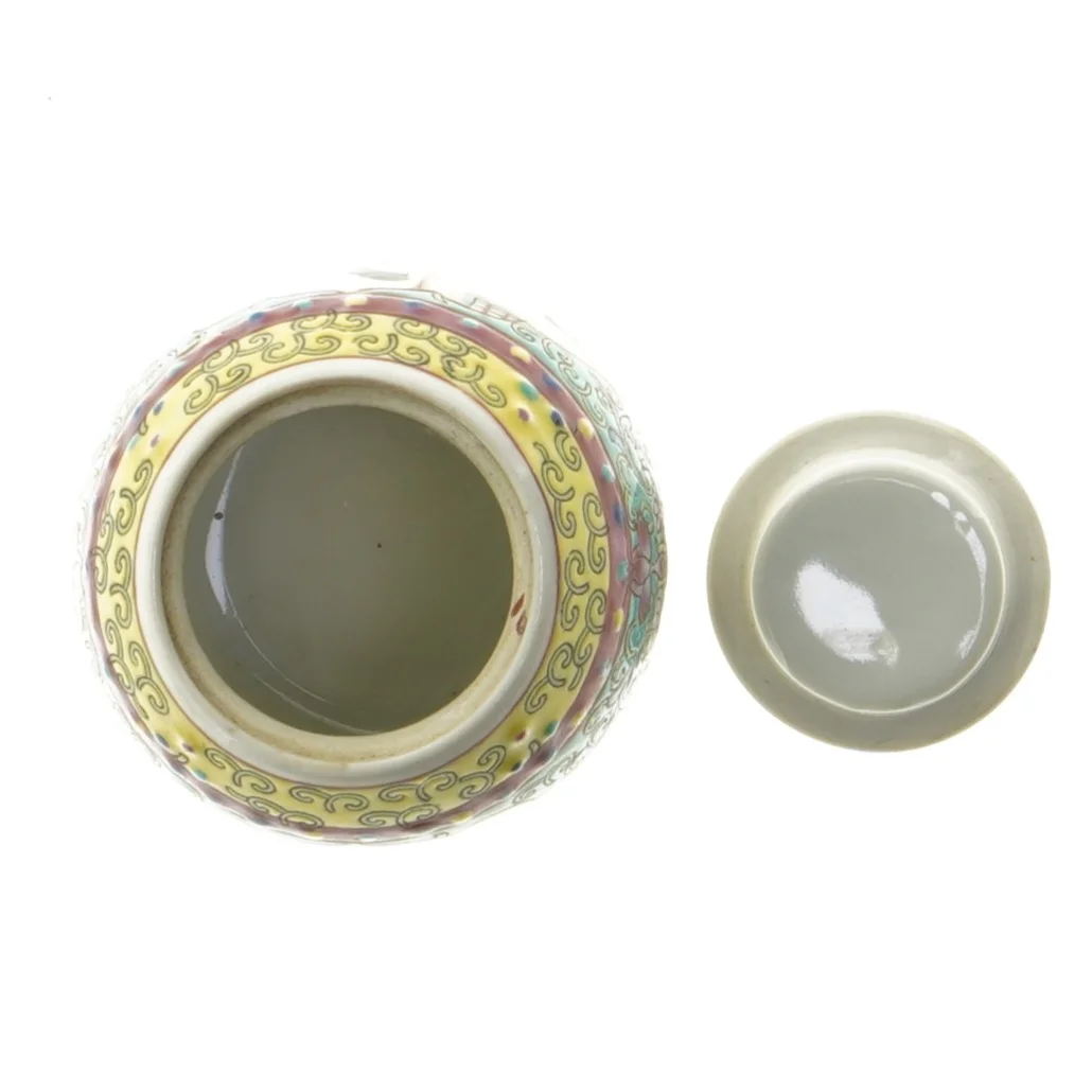 Dekorativt porcelæns æg (str. 7,5 cm)