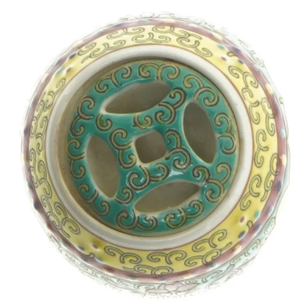 Dekorativt porcelæns æg (str. 7,5 cm)