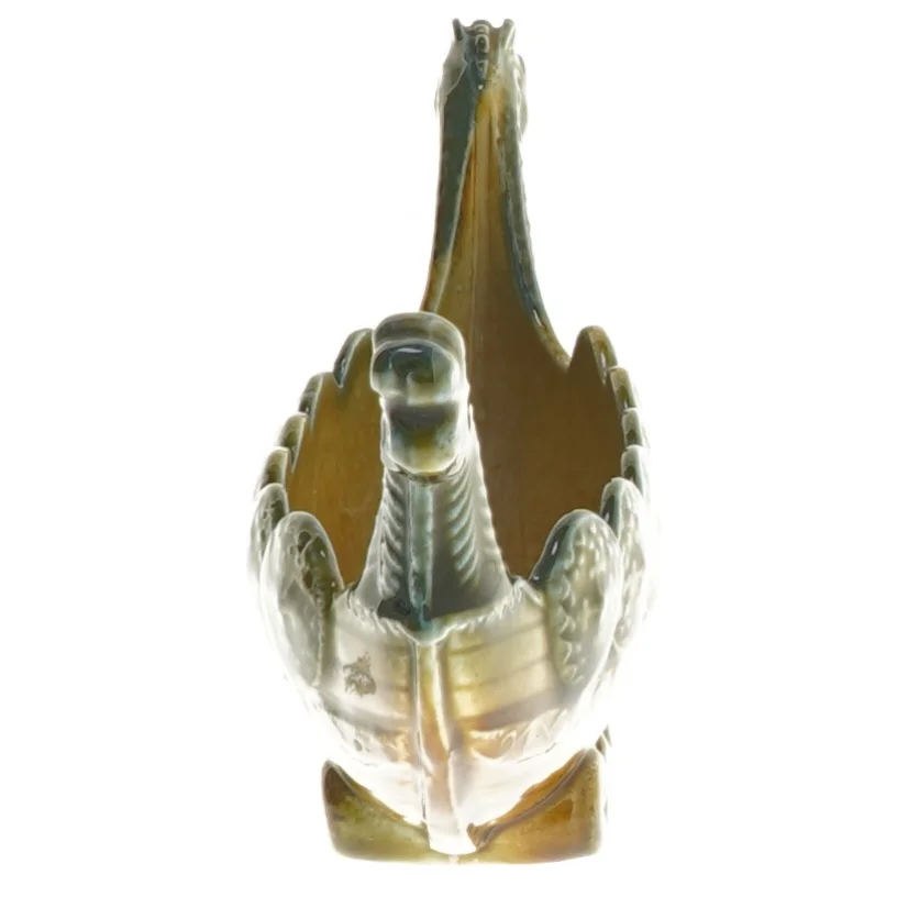 Vikingeskib vase fra Wade (str. 19 cm)