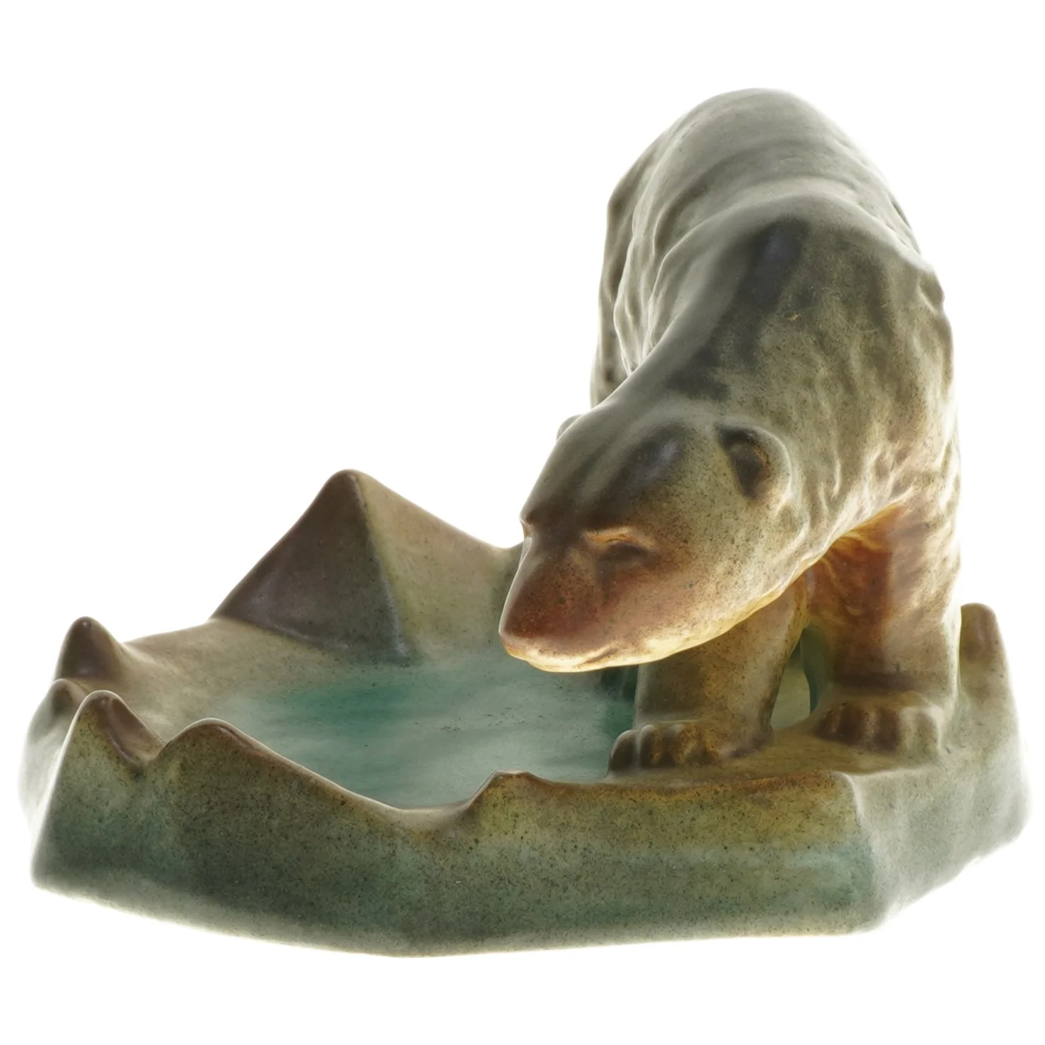 Isbjørn keramikfigur (str. 20,5 cm)