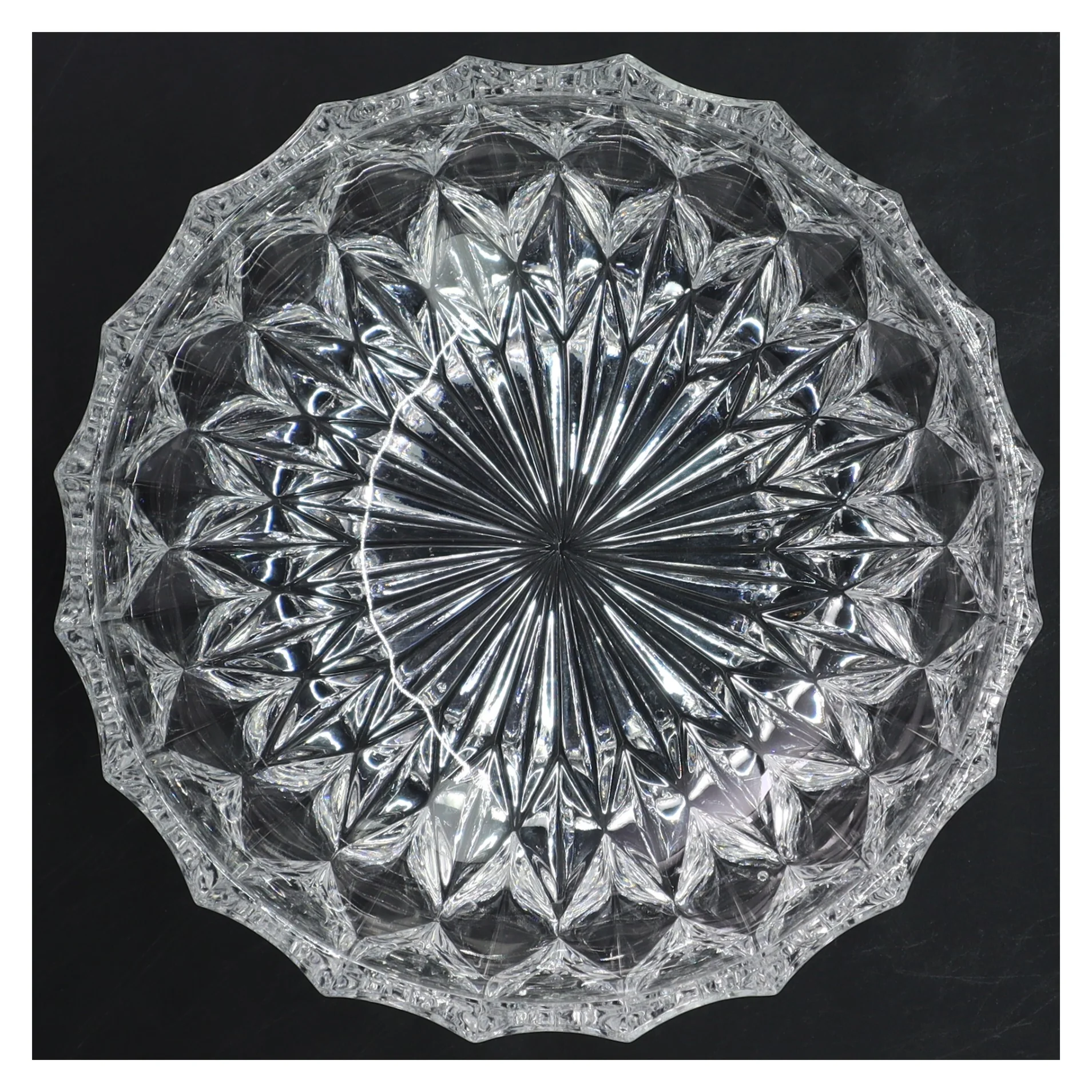 Skål i glas/kristal (str. Ø 18,5 cm)