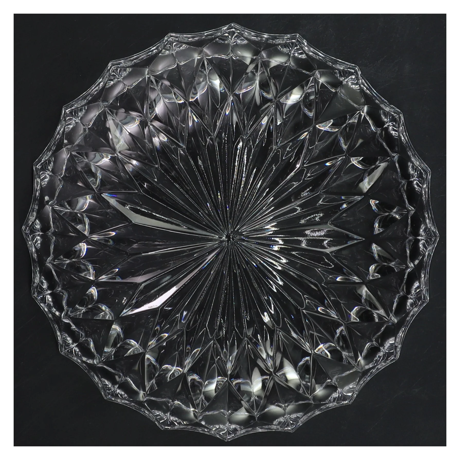 Skål i glas/kristal (str. Ø 18,5 cm)