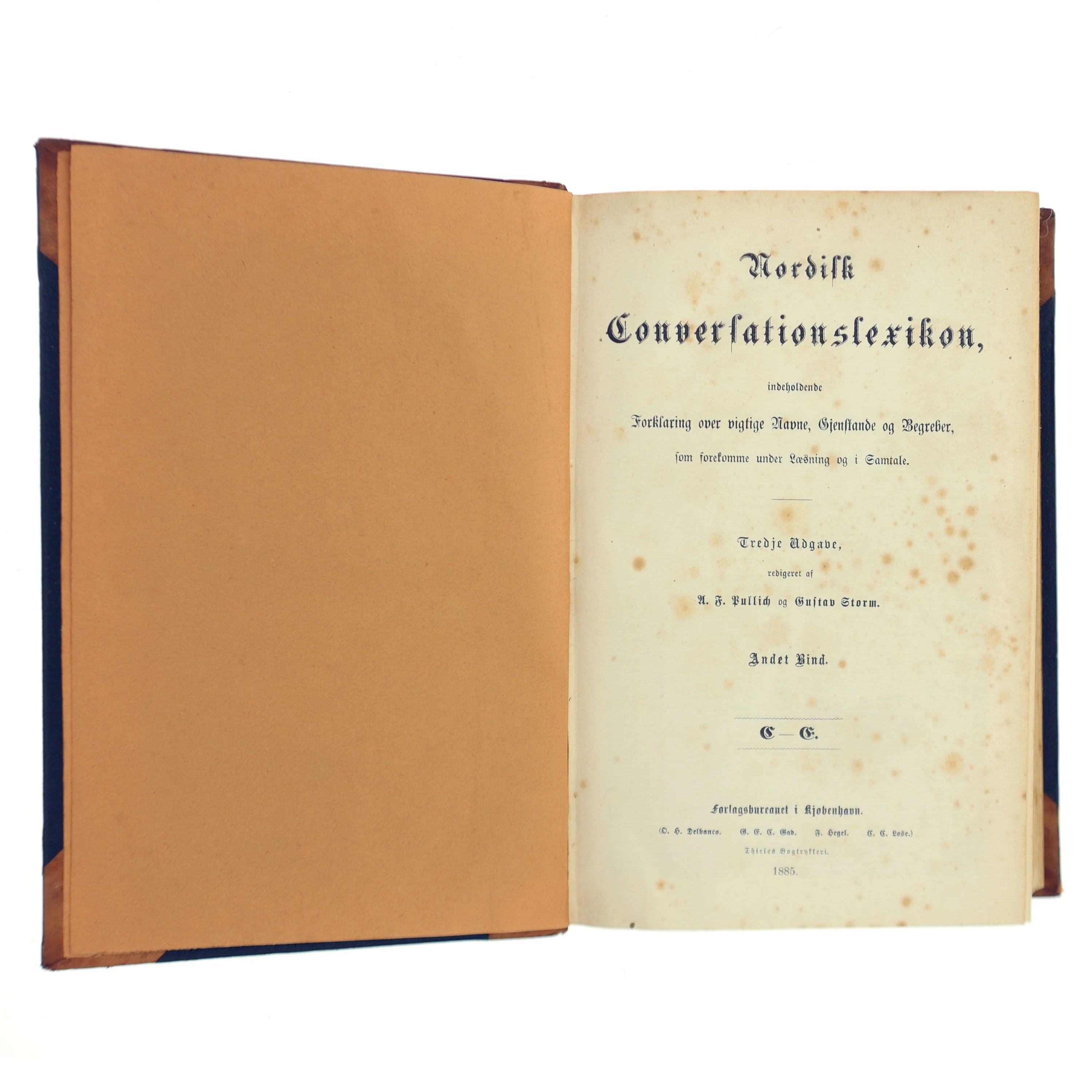 Nordisk Conversationslexikon af H. A. Hielm (Bog)