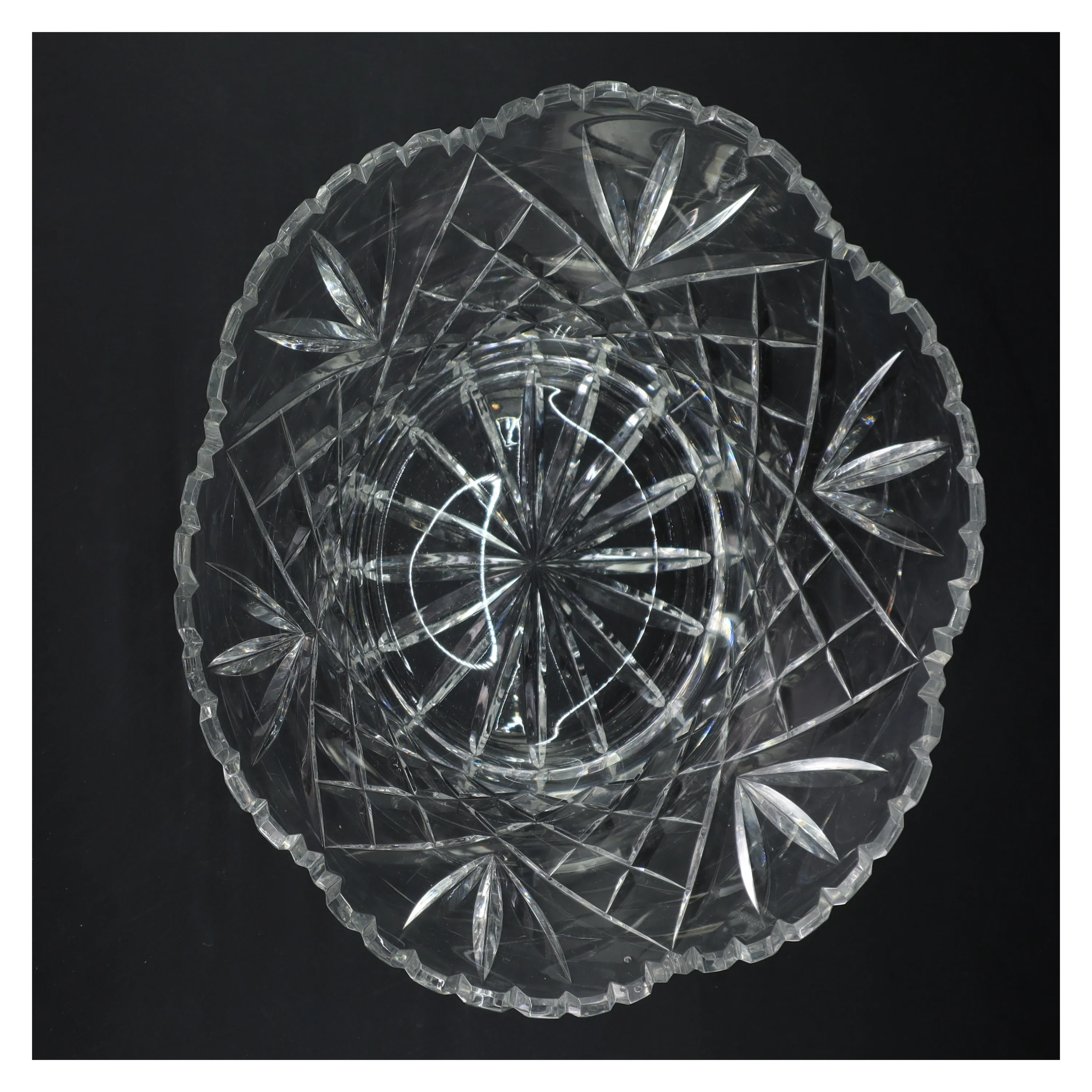 Krystal skål (str. Ø 25 cm)