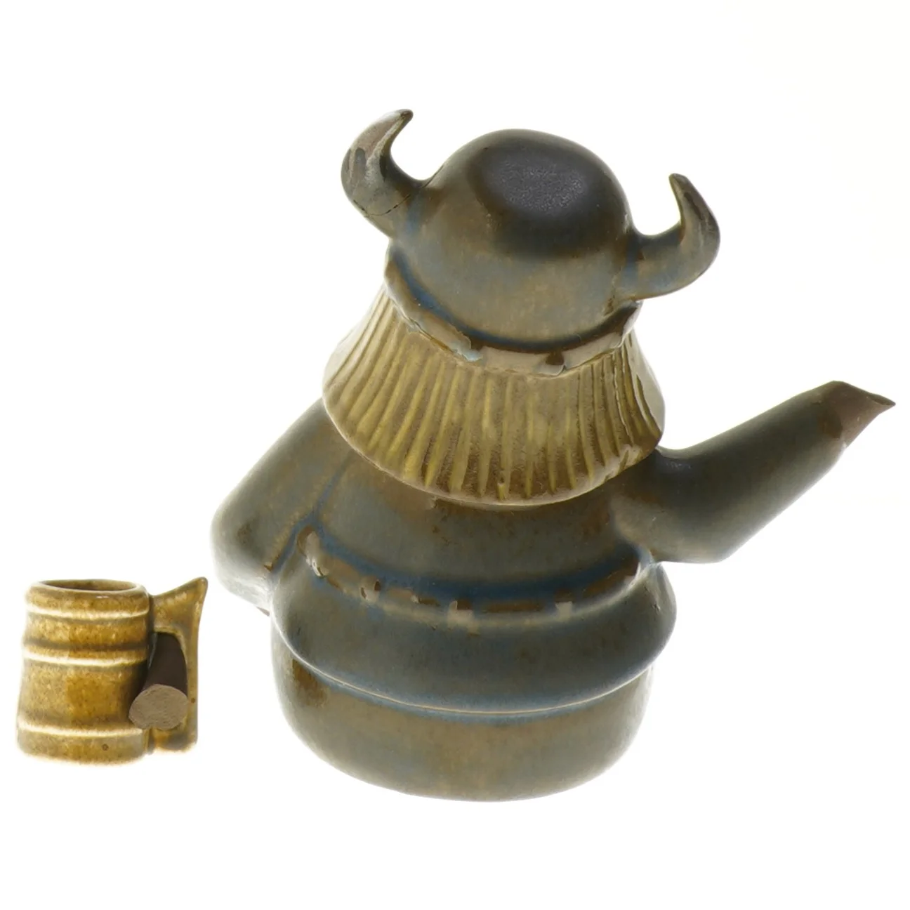 Viking figurin med krus (str. 17 cm)