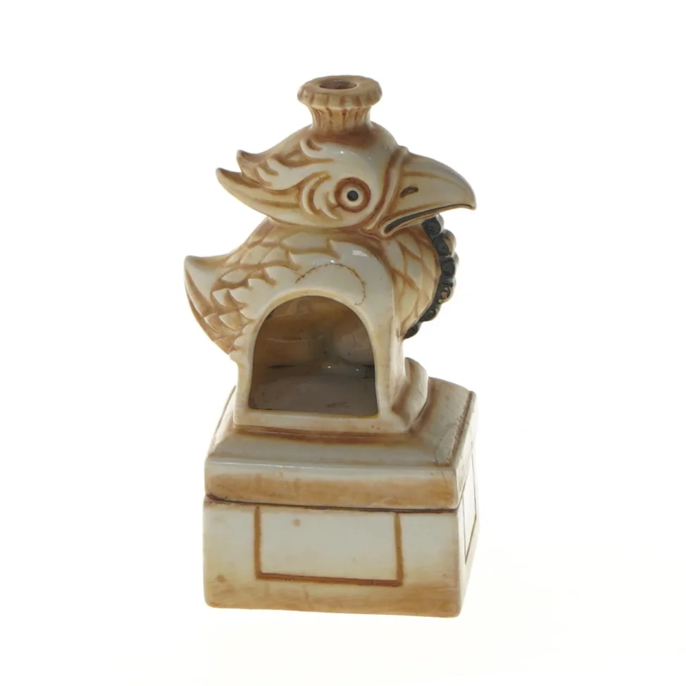 Figurine og beholder (str. 12 cm)