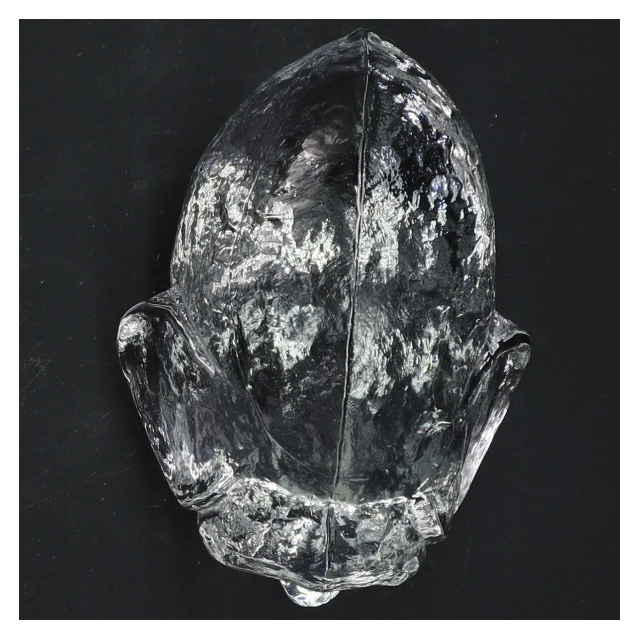 Glaselefant dekorationsgenstand (str. 13 cm)