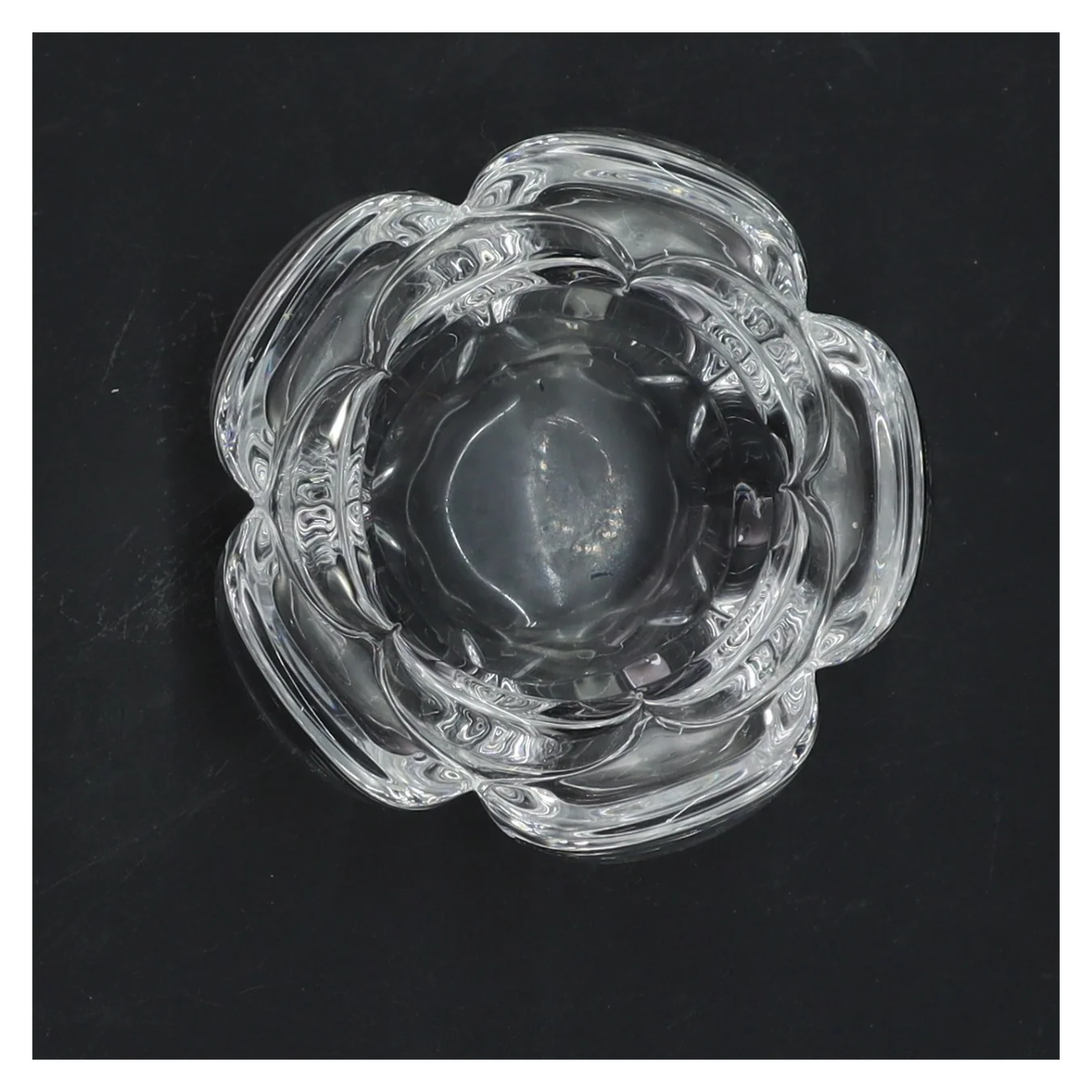 glas lysestage (str. Ø 10 cm)