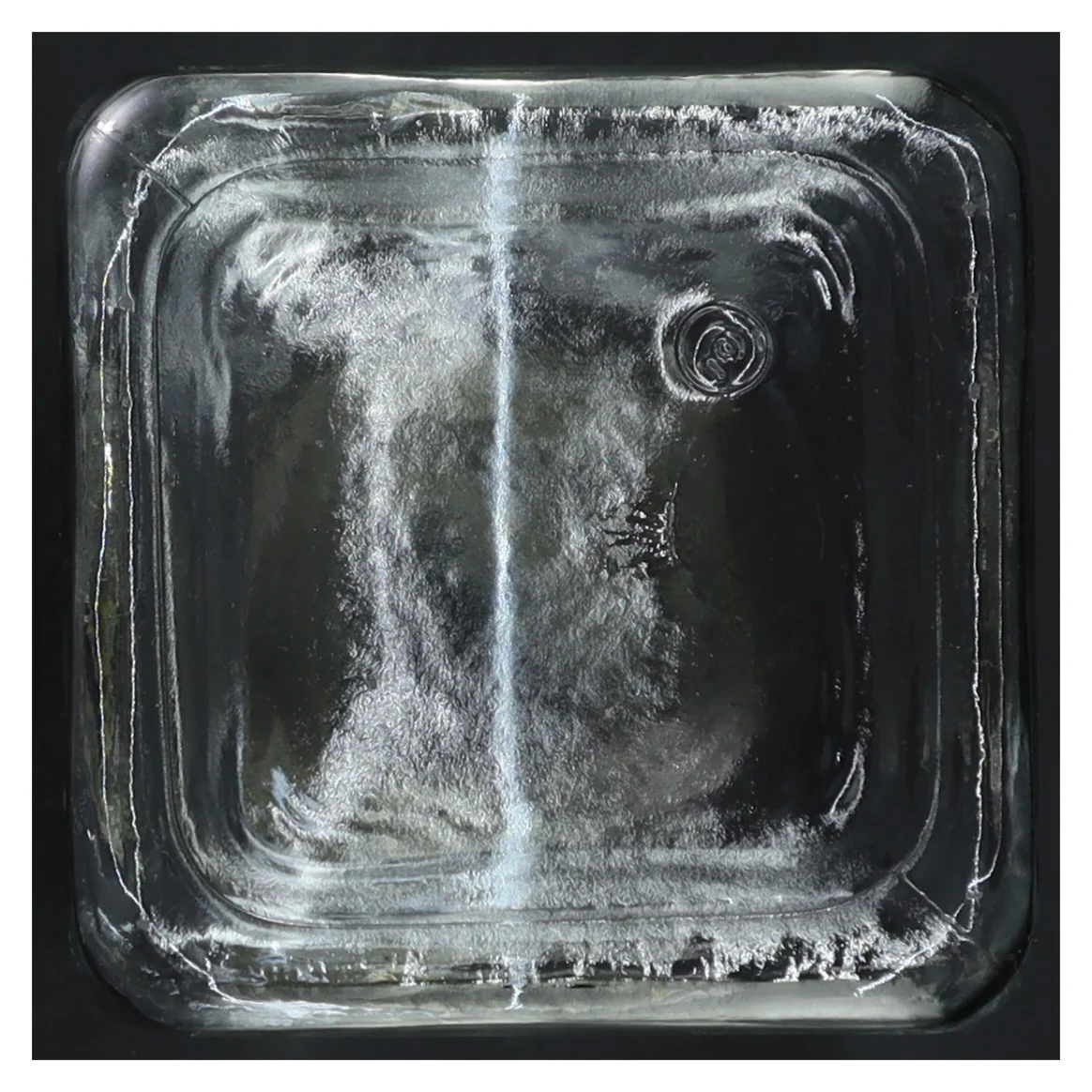 Bourbon flaske med guldlåg (str. 20 cm)