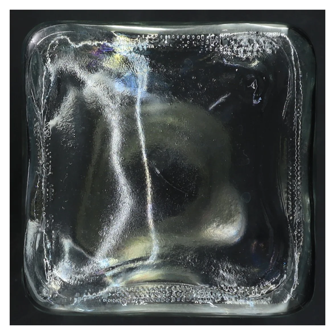 Tom vodka flaske med guldfarvet skrift (str. 20 cm)