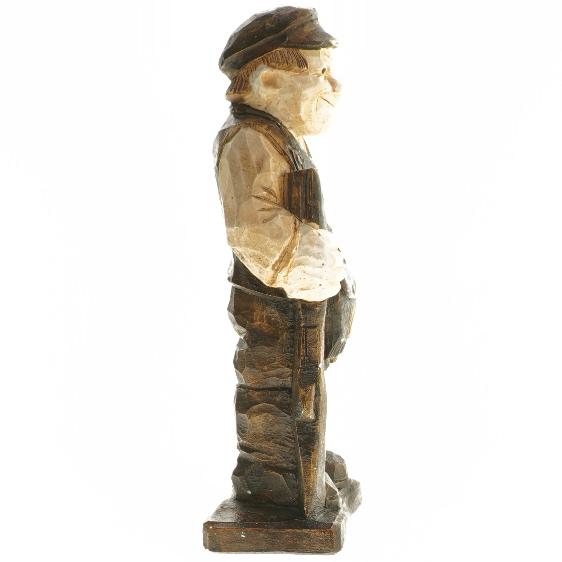 Træfigur af arbejder (str. 24,5 cm)