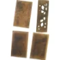 Træplader med udskæringer (str. 29 x 18 cm 35 x 12 cm)