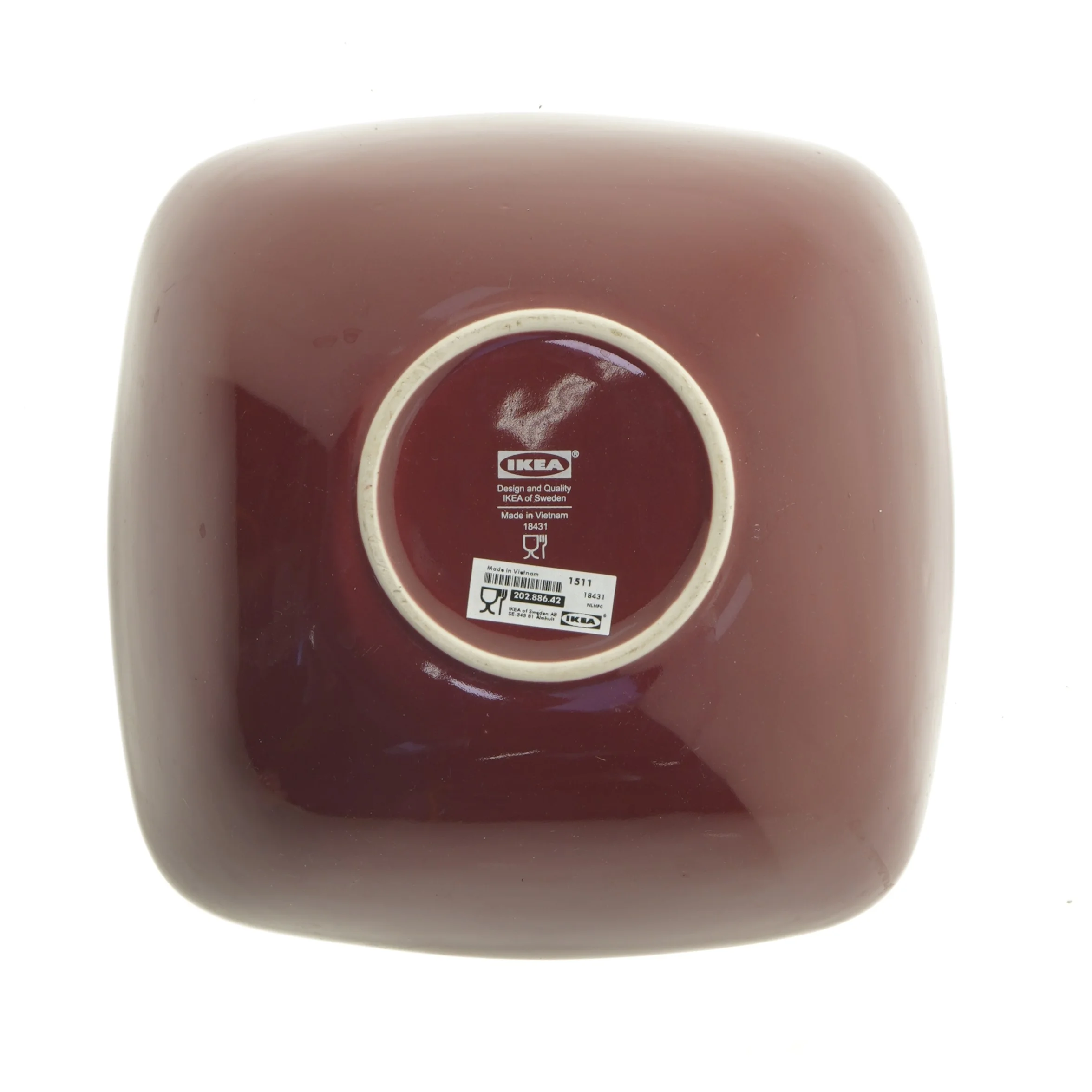 IKEA firkantet skål fra IKEA (str. 25x25 cm)