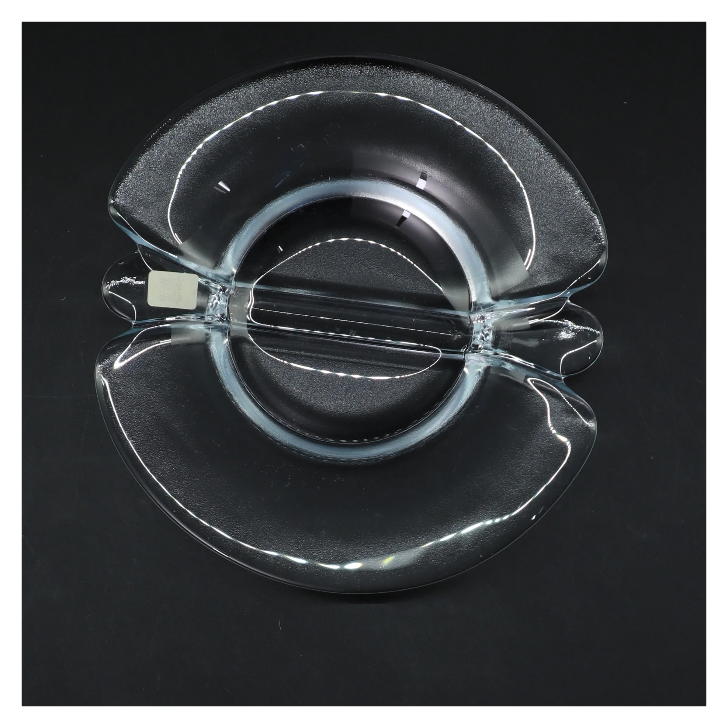 Glas skål fra Holmegaard (str. Ø 19,5 cm)