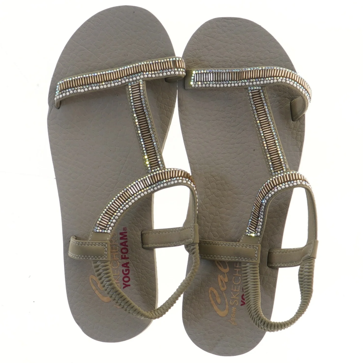 Sandaler med perler fra Skechers (str. 41 længde 28,5 cm)