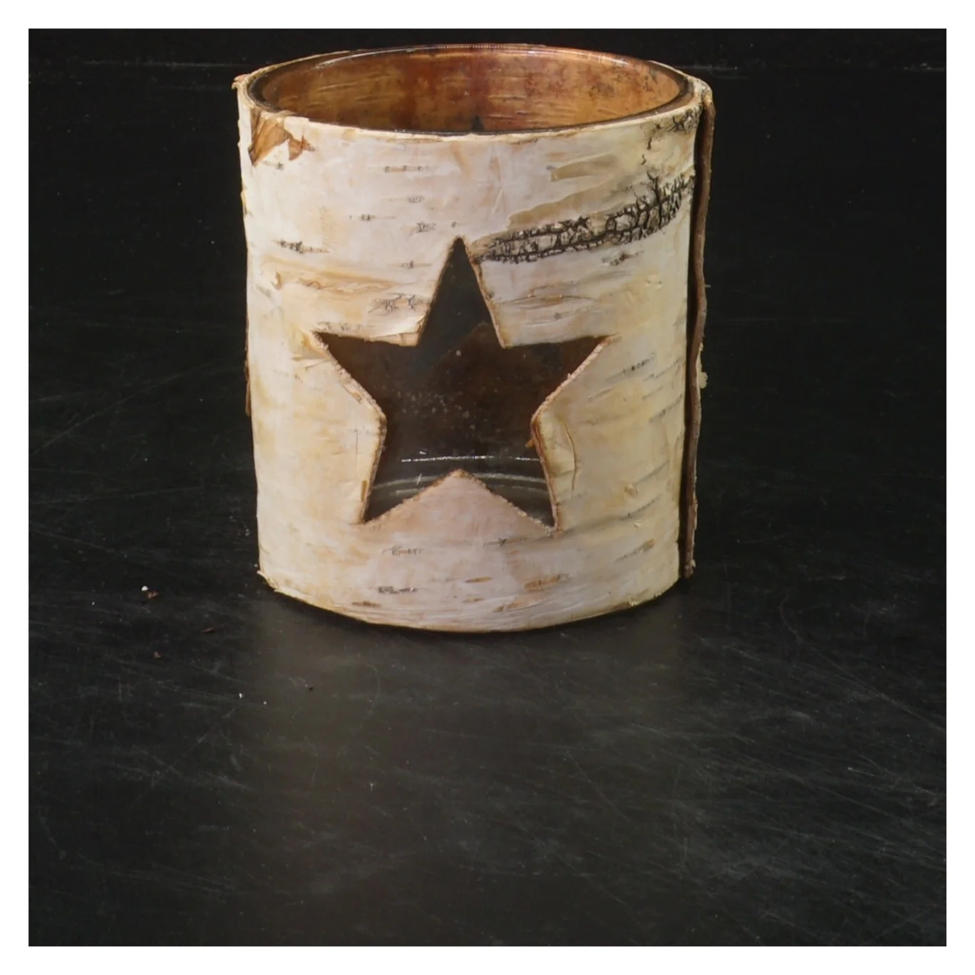 Star Formet Lysestage (str. 8x7,5 cm)