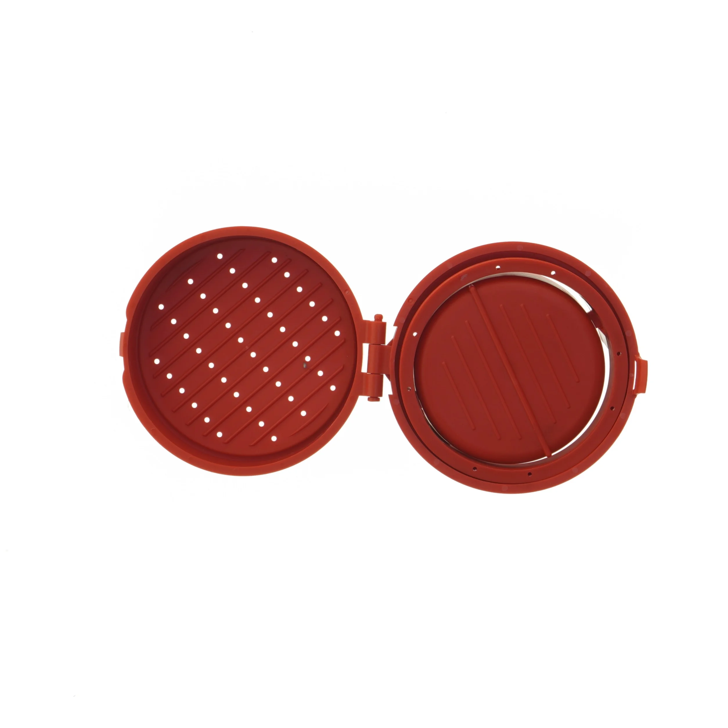 Rød burgerpresser fra StufZ (str. Ø 12 cm)