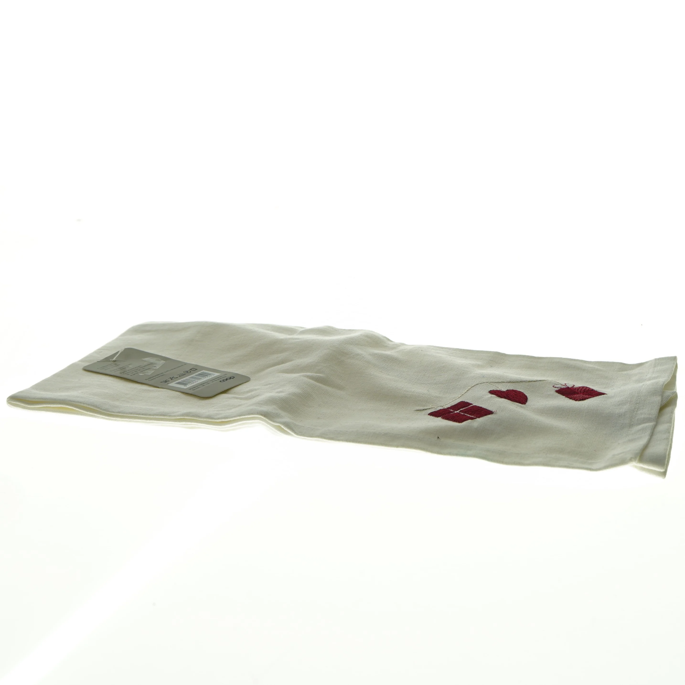 Broderet køkkenhåndklæde fra Coop (str. 50 x 70 cm)