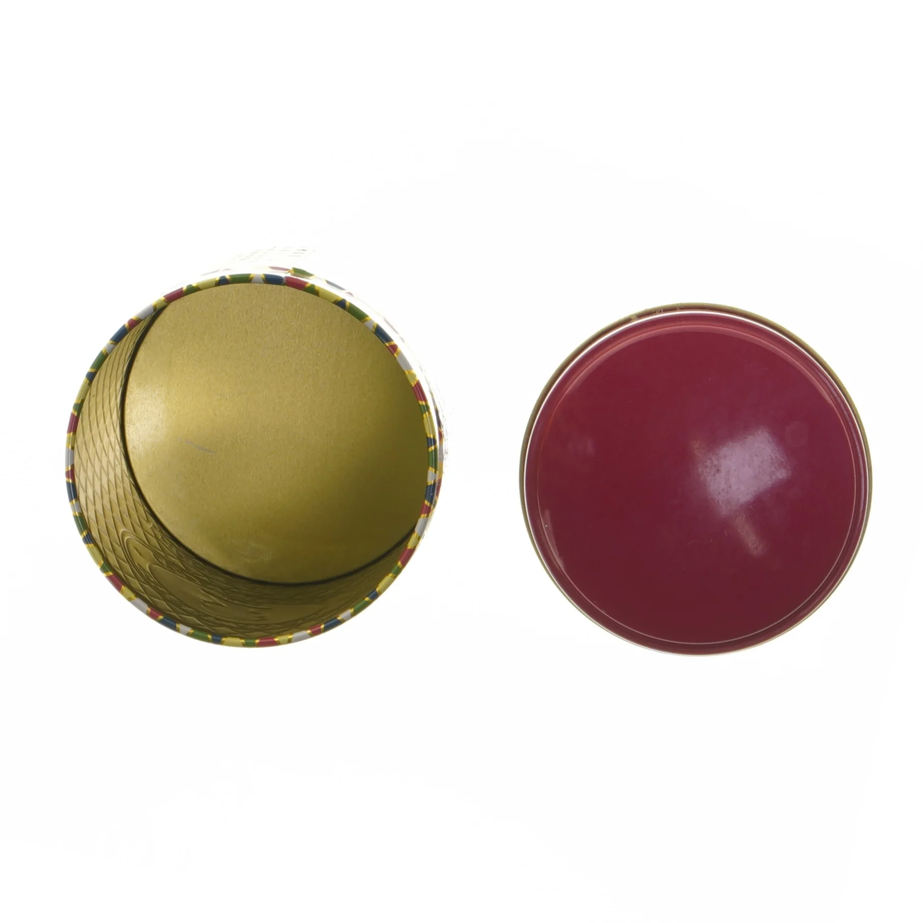 Østerlandsk Harlekin Tea dåse fra Østerlandsk (str. Ø 8,5 cm længde 14,5 cm)