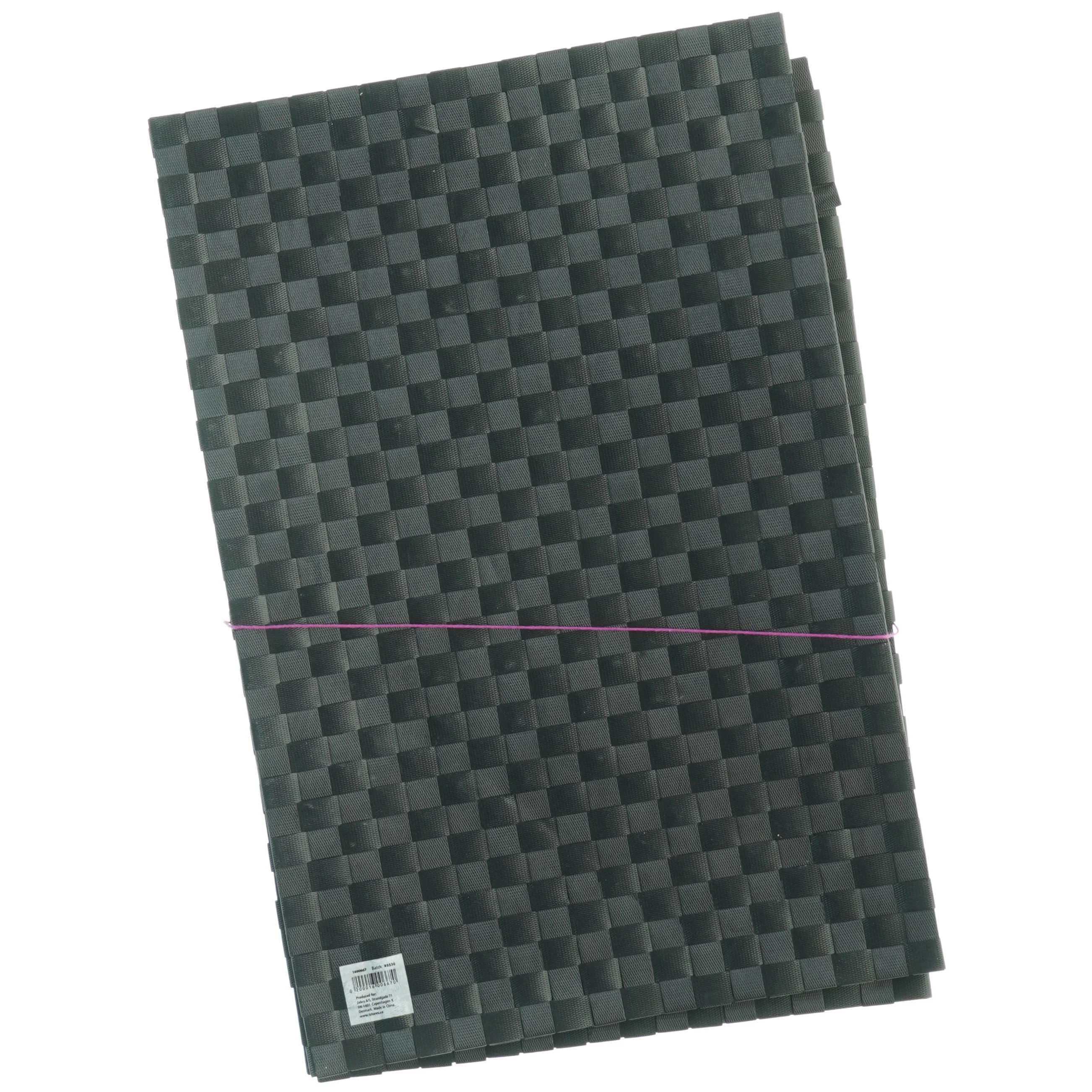 Sorte dækkeservietter (str. 45 x 30 cm)